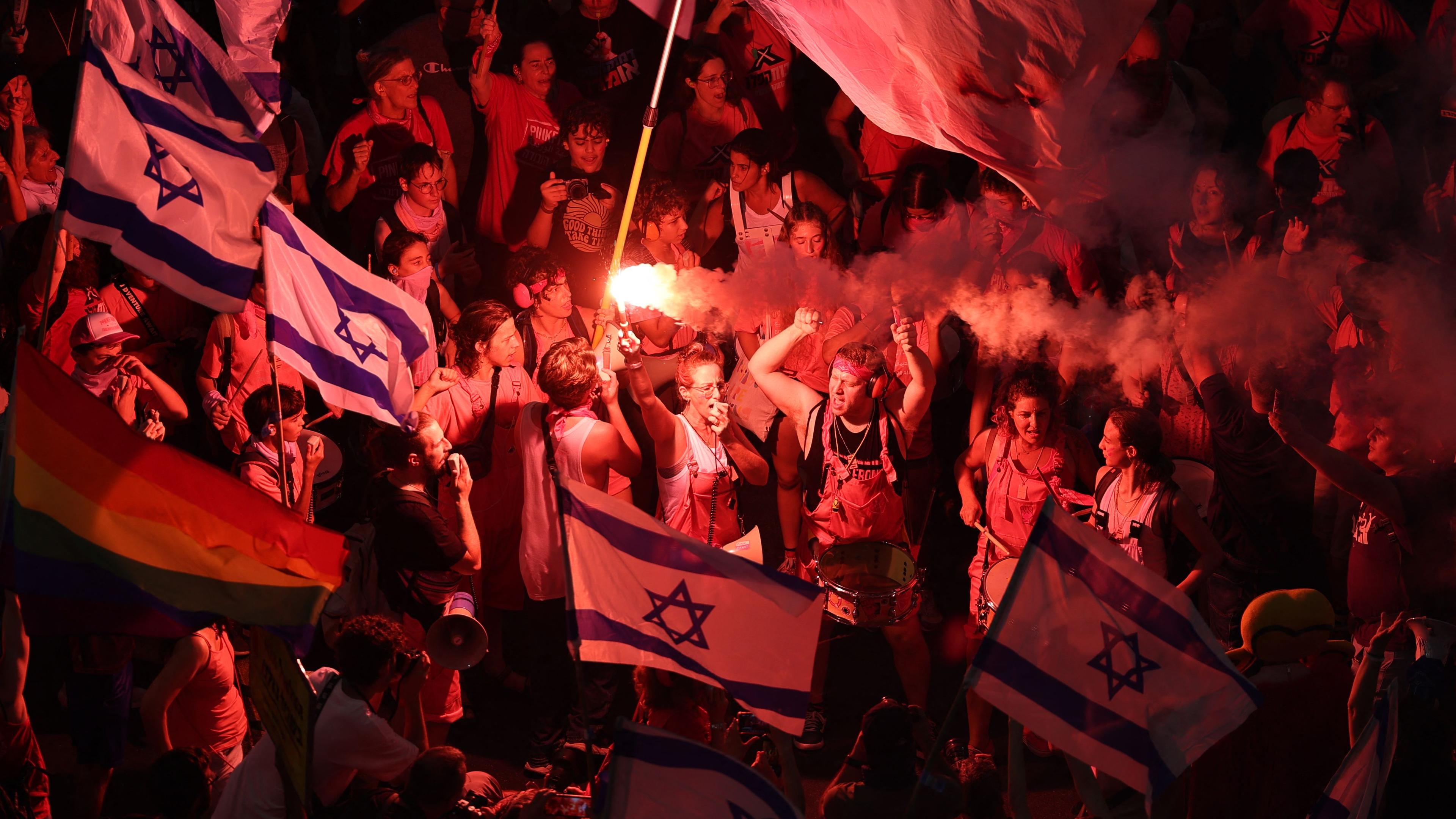 Wieder Demonstrationen gegen Justizreform in Israel