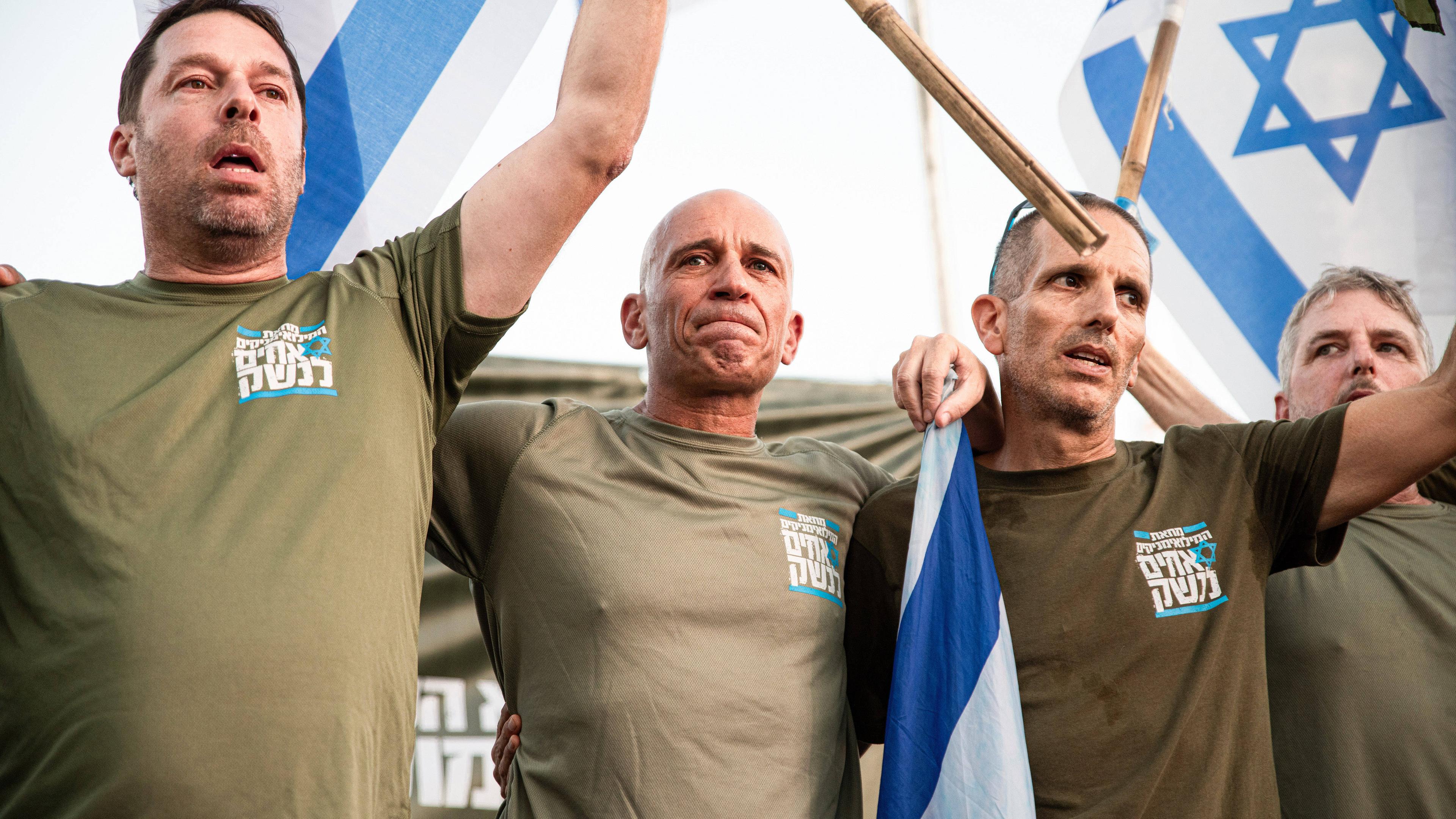 Israel: Reservisten protestieren gegen die Justizreform