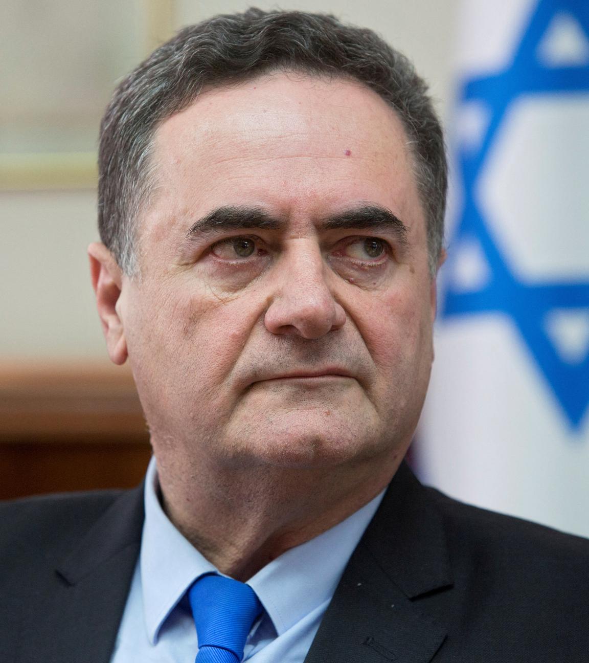 Archiv, 17.02.2019: Der israelische Außenminister Israel Katz bei einer Kabinettssitzung in Jerusalem.