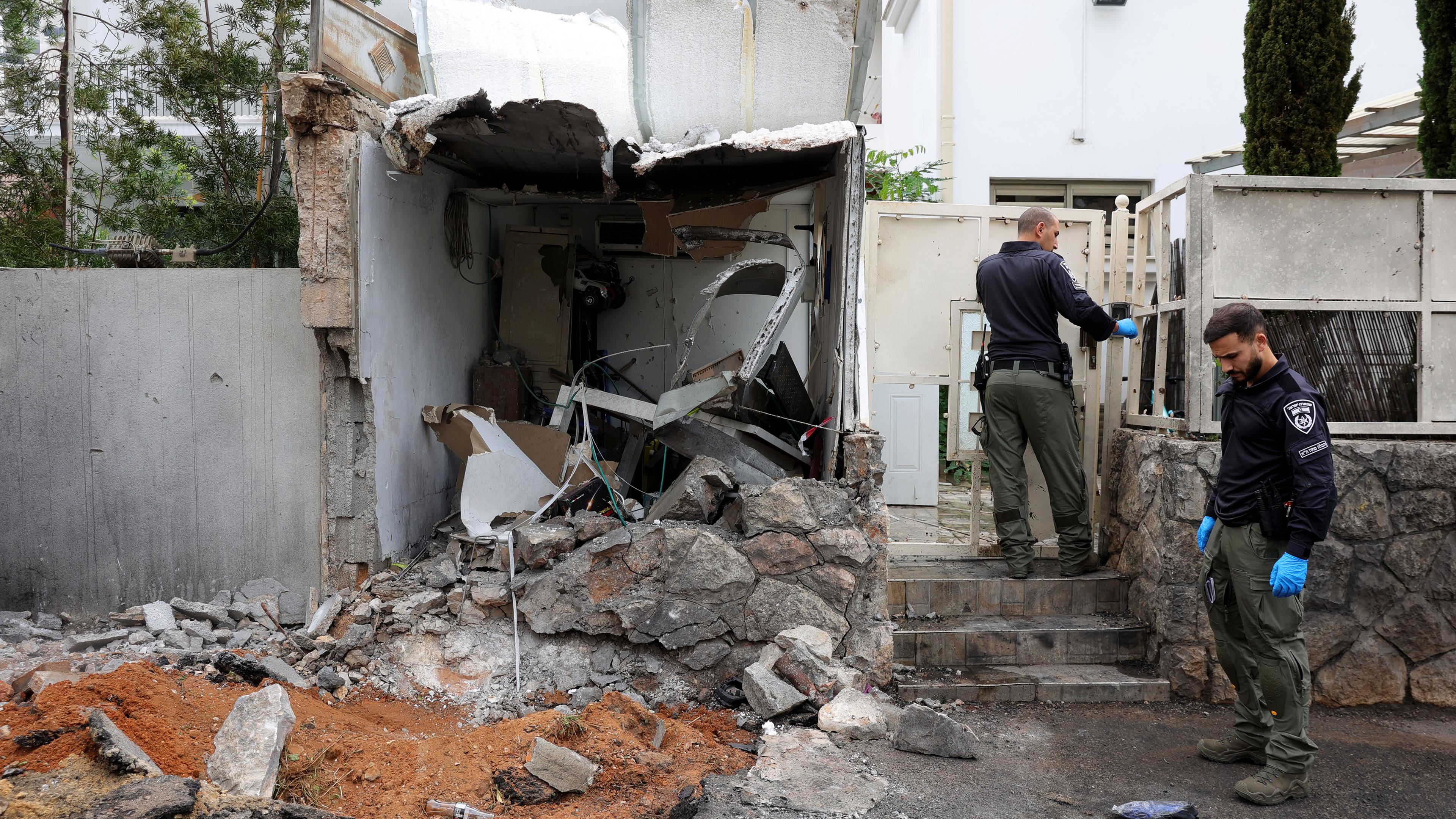 Israel: Raketeneinschlag aus dem Gazastreifen in Kiryat Ono