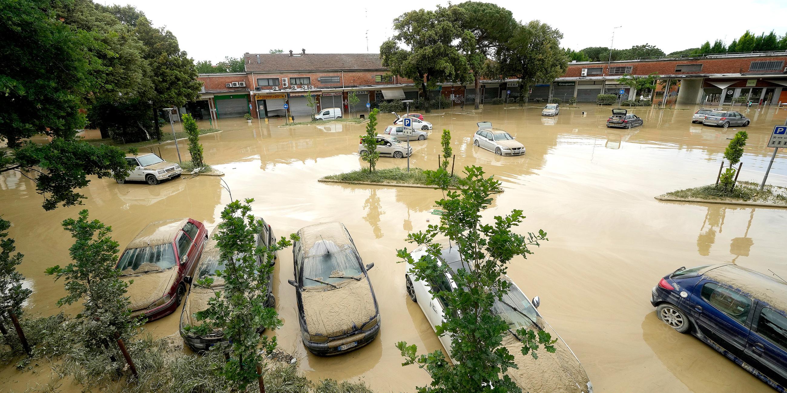 Überschwemmungen in Faenza, Italien