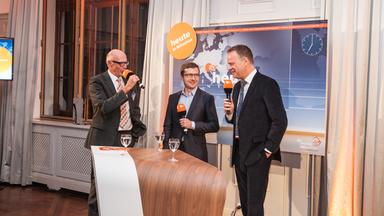 Programmpräsentation 2017 ZDF Werbefernsehen am 7.10.2016 München mit Hans-Joachim Strauch, Dr. Stefan Leifert, Christian Sievers