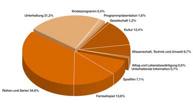 Jahrbuch 2019 / Programm in Zahl und Grafik: Anteil Programmkategorien in Prozent ZDFneo