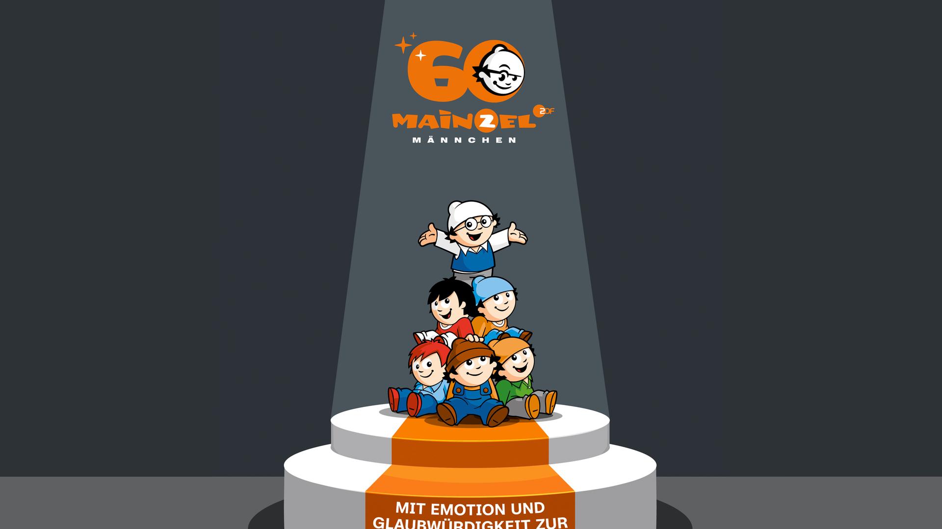 Keyvisual Mainzelmännchen Studie 2023: Mit Emotion und Glaubwürdigkeit zur Zuschauerbindung