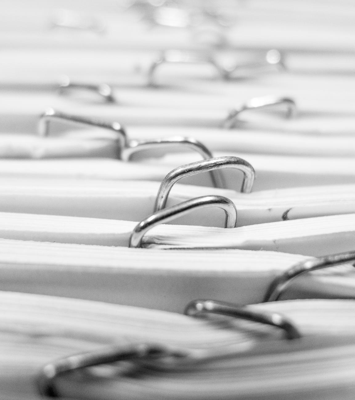 zusammengeheftete Dokumente