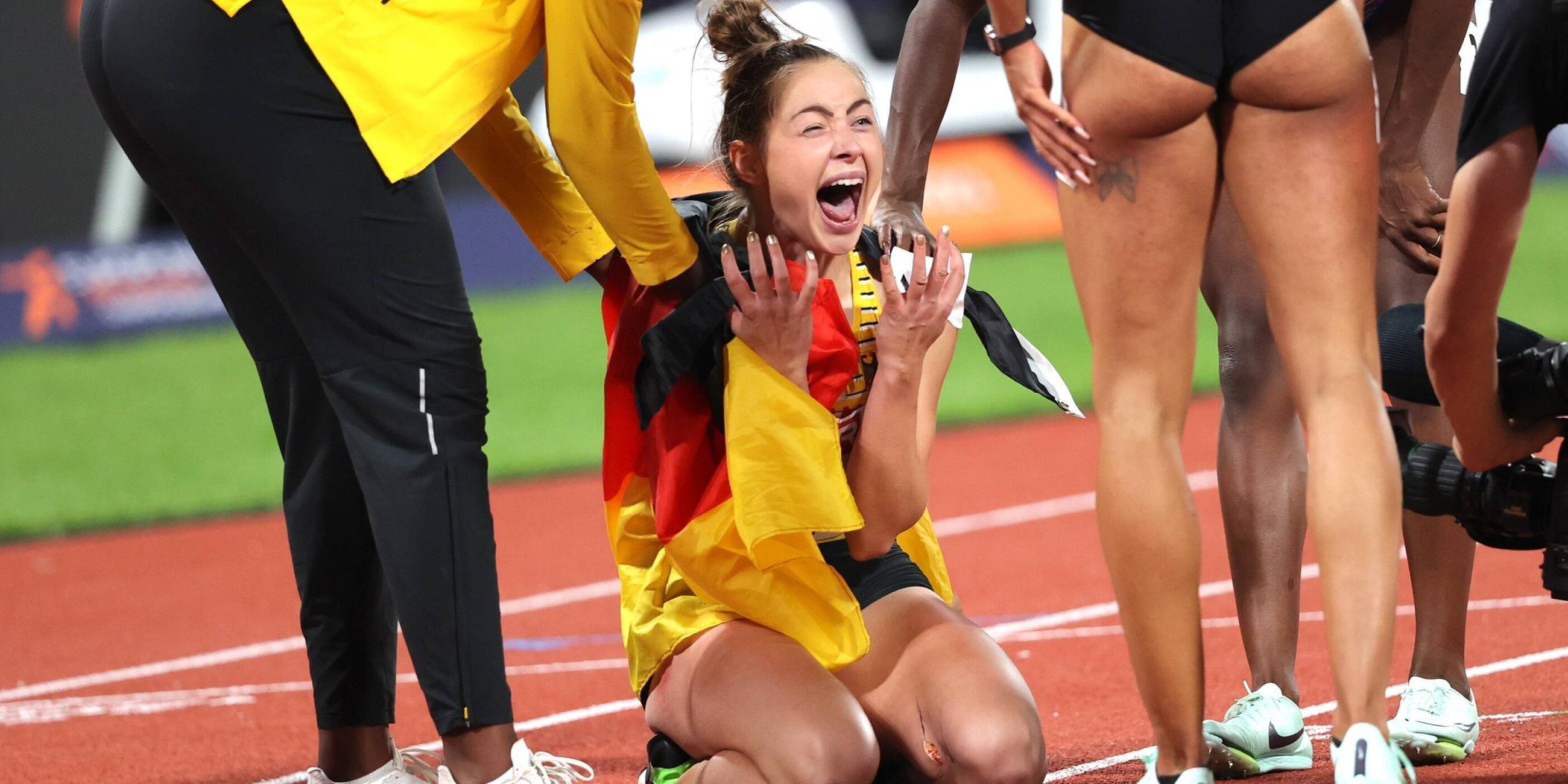 Bilder des Jahres: Gina Lückenkemper gewinnt Gold bei den European Championchips