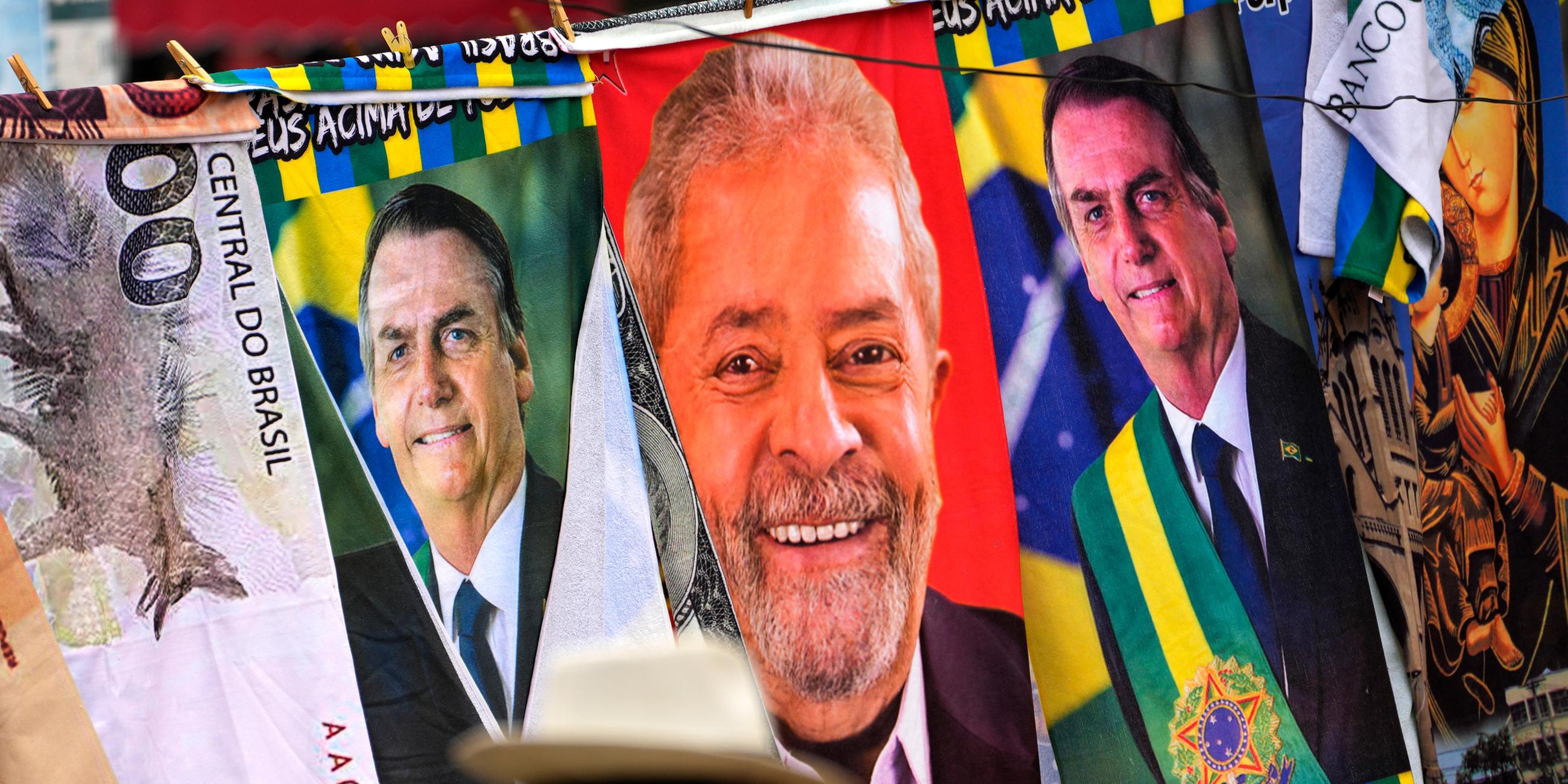 Jair Bolsonaro und Luiz Inacio Lula da Silva