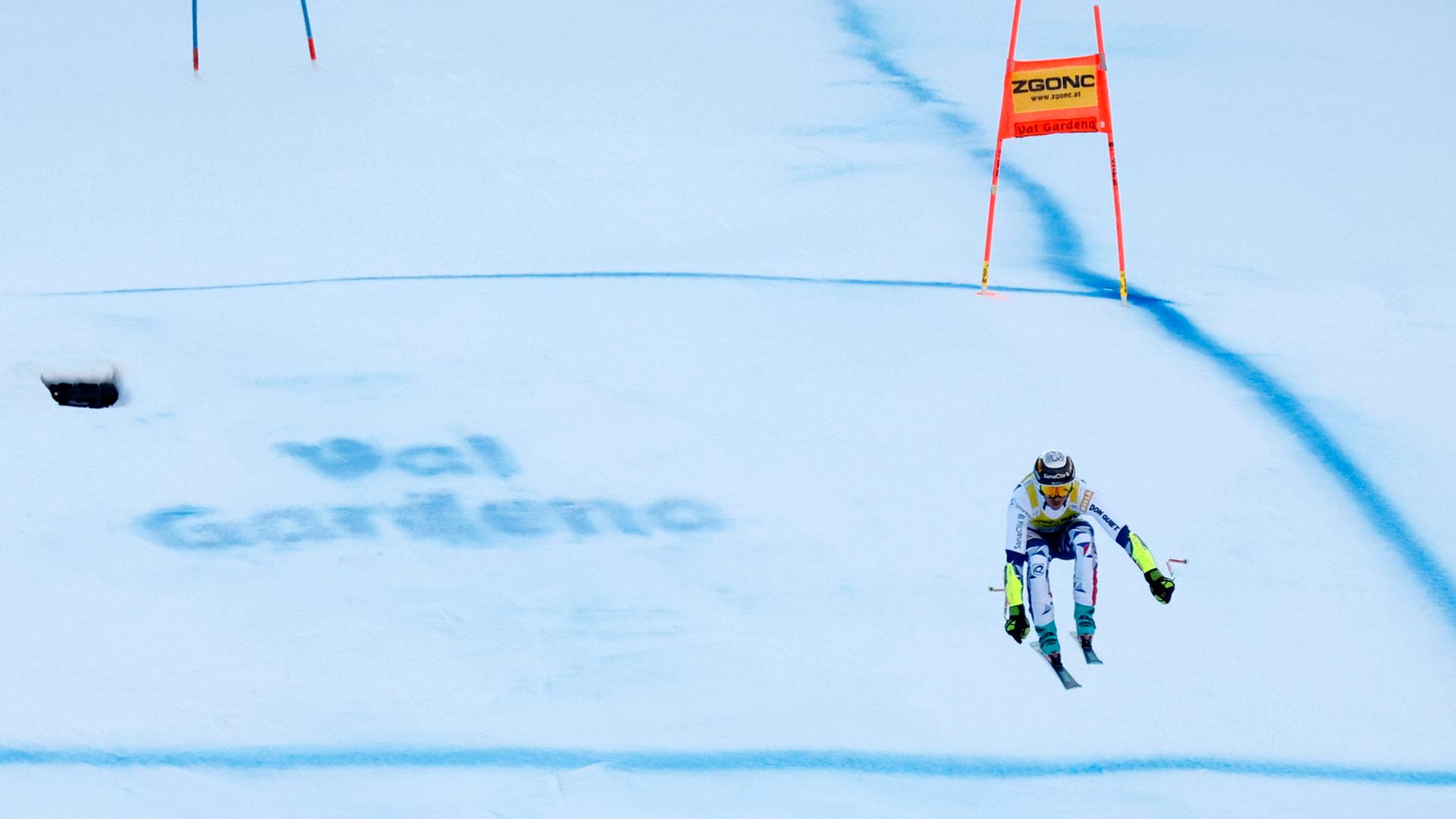 Skirennläufer Jan Zabystran gewinnt als erster Tscheche den Super-G in Gröden