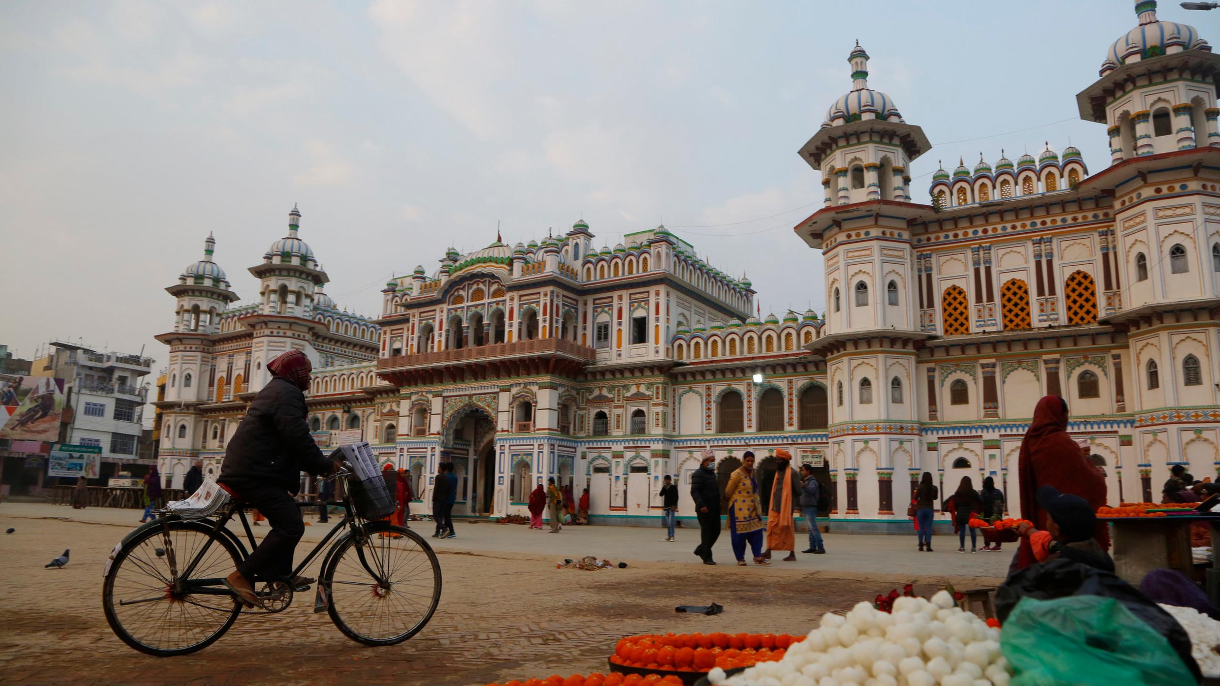 Ram Janaki Tempel in Nepal am 30.11.2018.