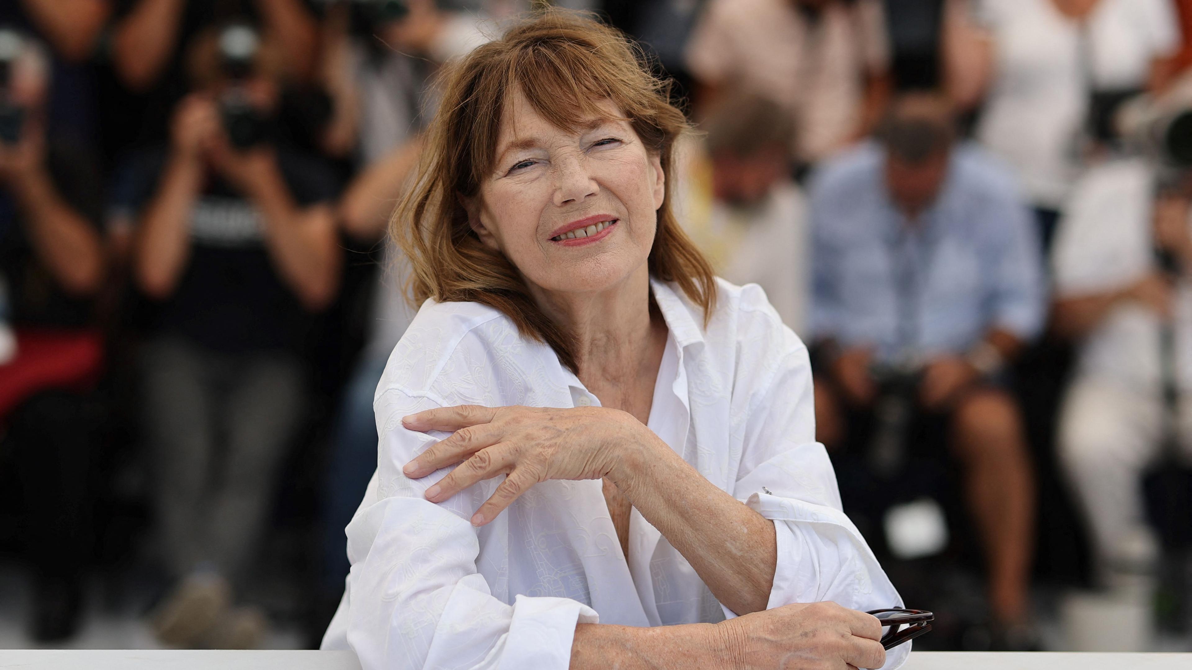 Jane Birkin auf den Cannes Film Festival. 