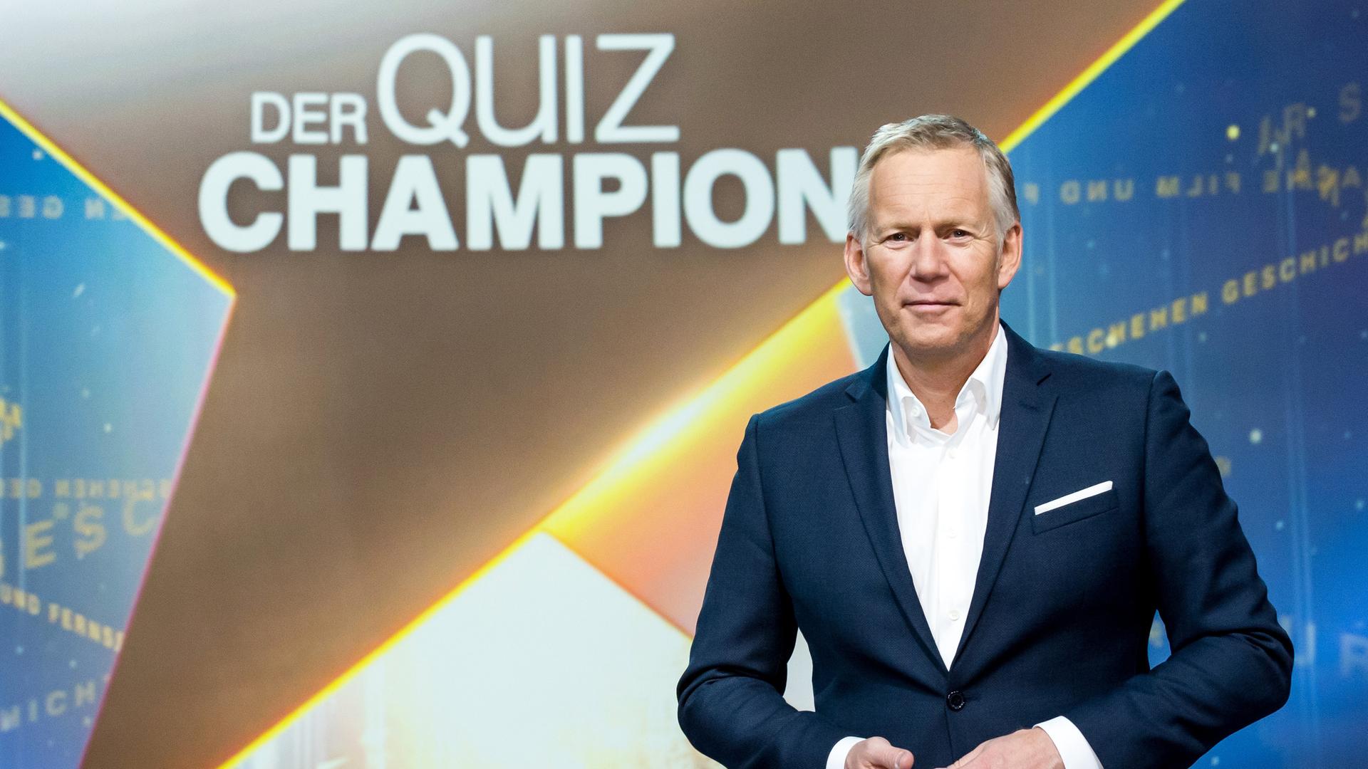 Johannes B. Kerner präsentiert den "Quiz-Champion"