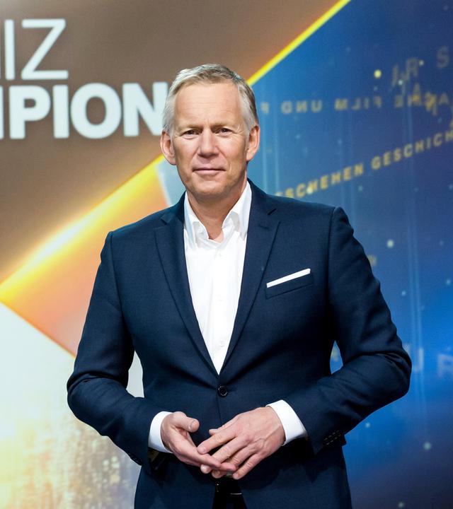 Johannes B. Kerner präsentiert den "Quiz-Champion"