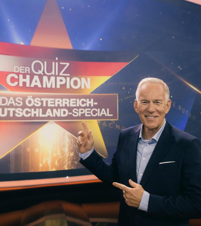Johannes B. Kerner präsentiert den "Quiz-Champion - Das Österreich-Deutschland-Special"