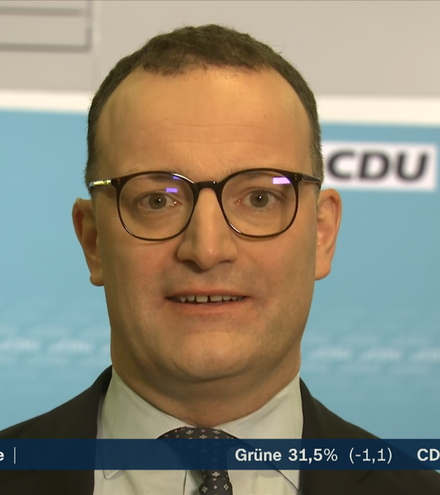 Unionsfraktionschef Jens Spahn mit einer Reaktion zur Landtagswahl in Baden-Württemberg.