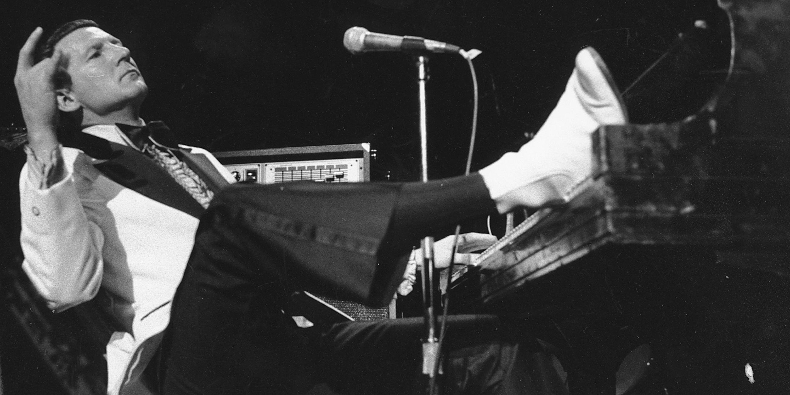Jerry Lee Lewis 1975 im New Yorker Madison Square Garden.