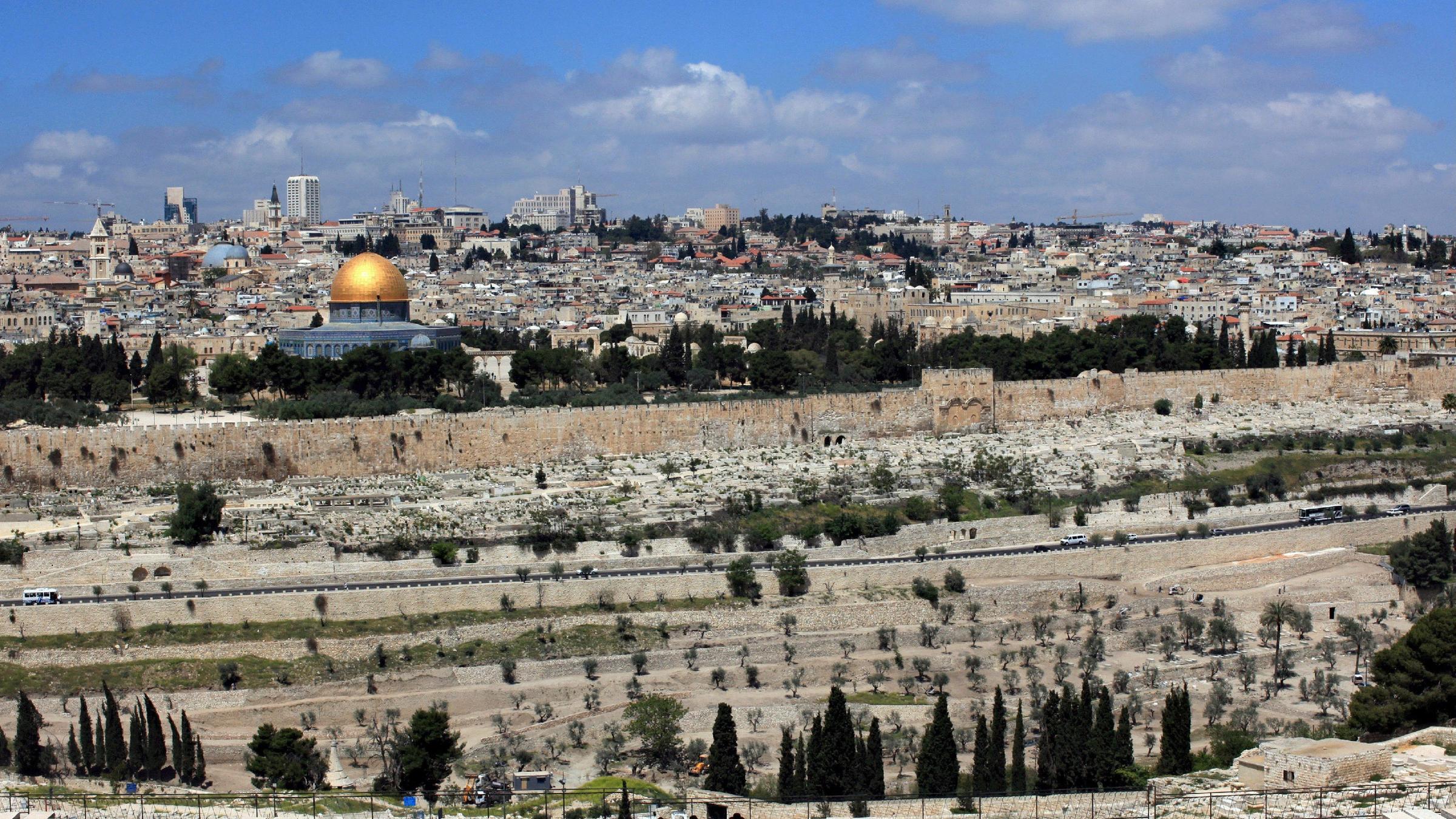 Stadtansicht auf Jerusalem