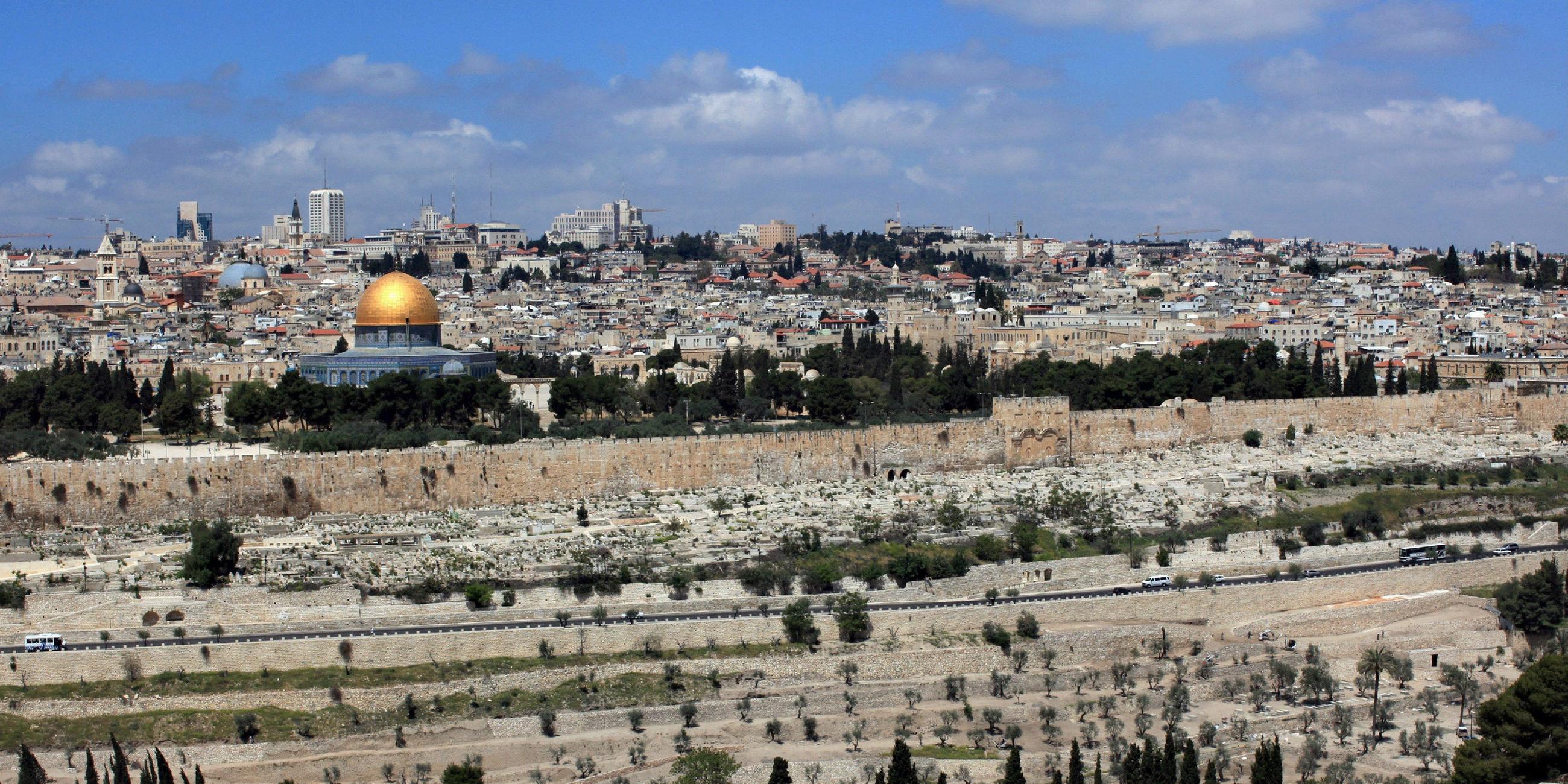 Stadtansicht auf Jerusalem