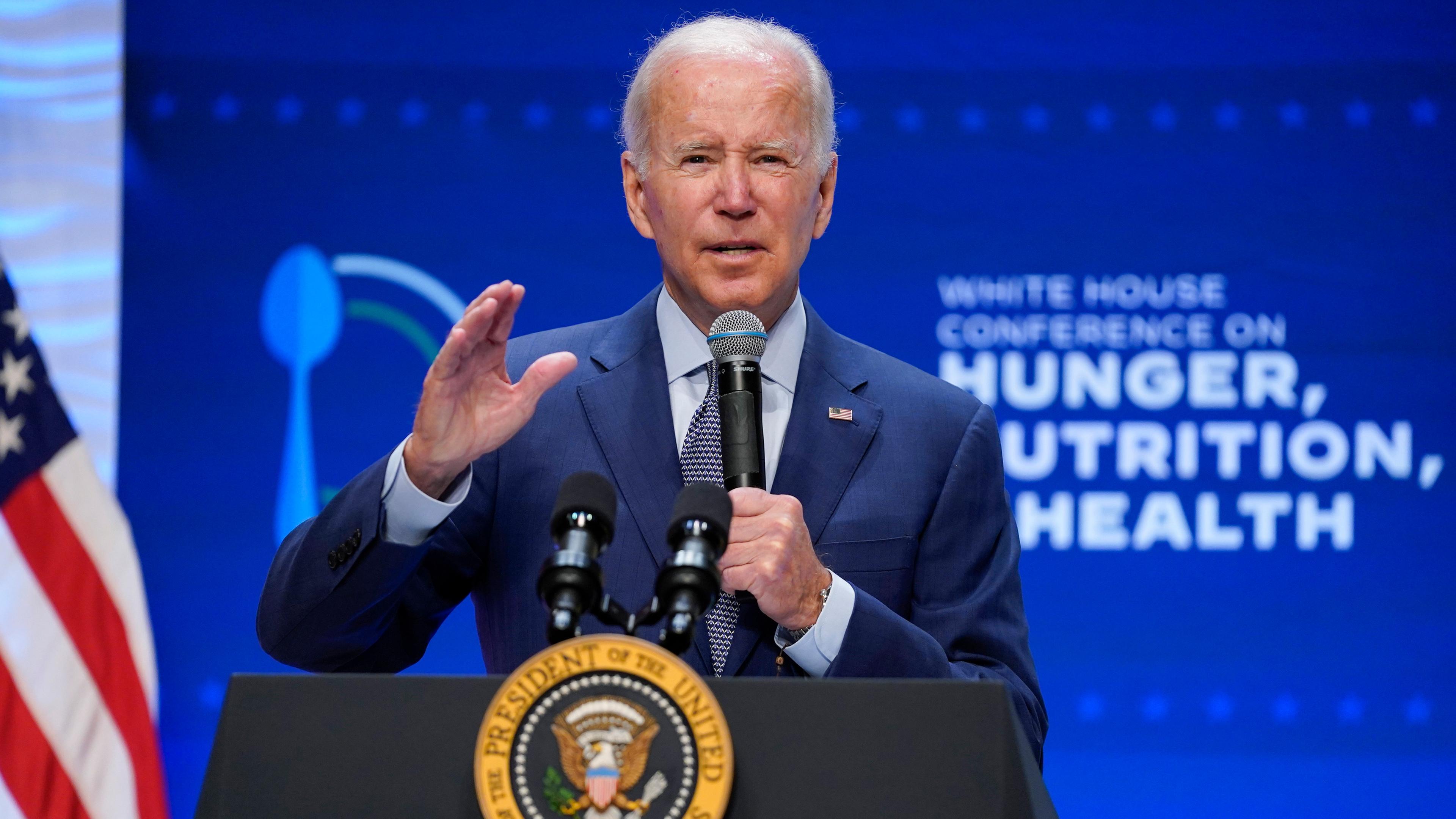 Joe Biden am 28.09.2022 in Washington (USA)