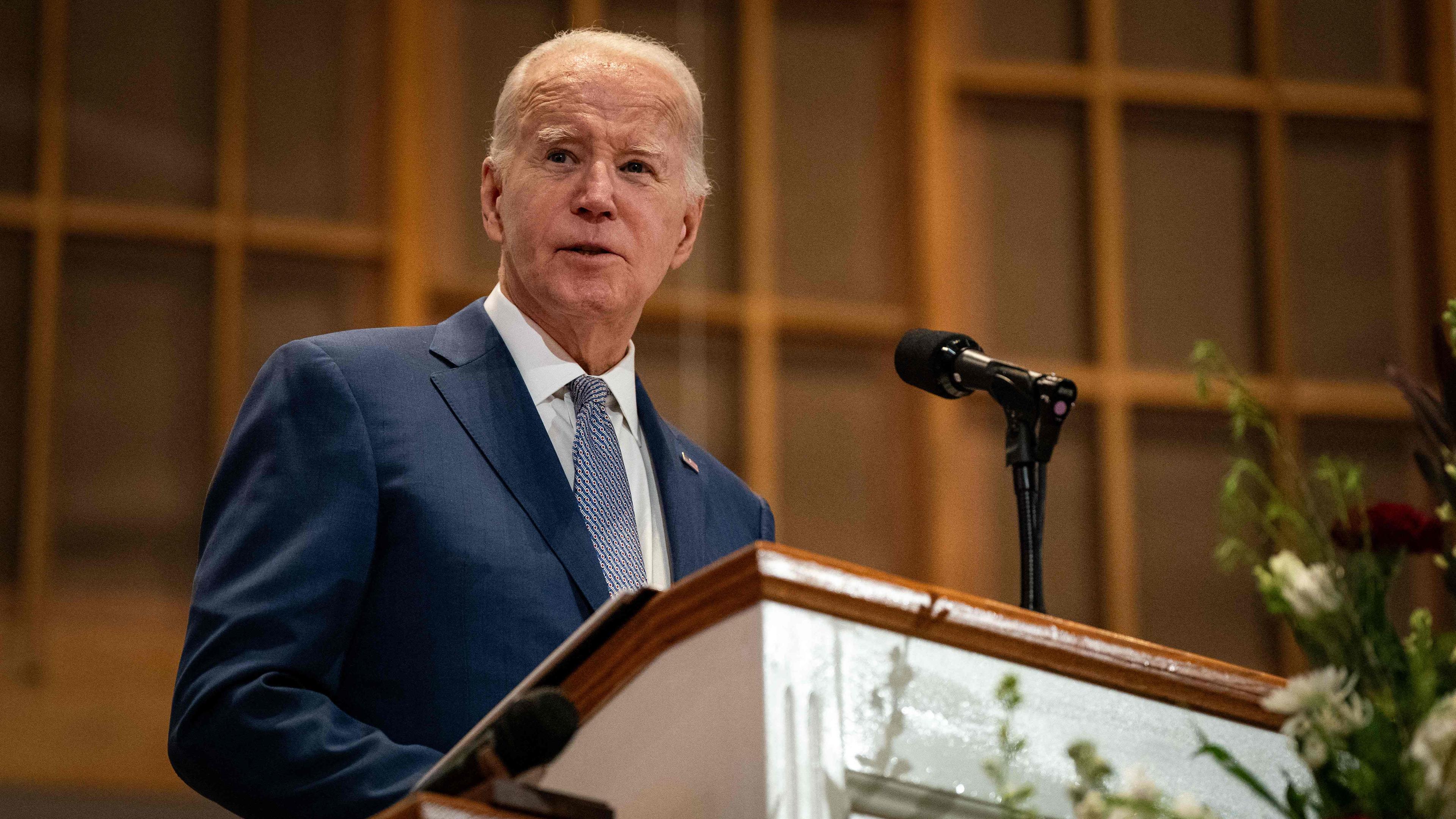 US-Präsident Joe Biden in einer Baptisten-Gemeinde