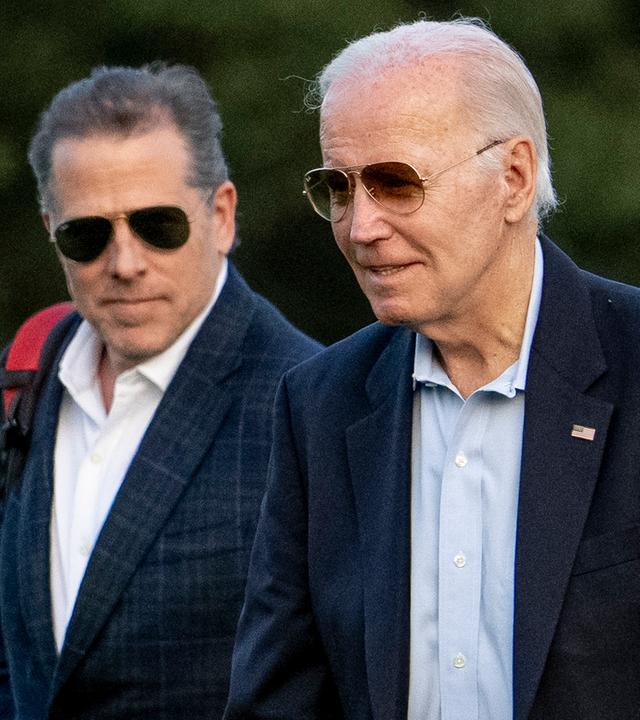 Archiv: Joe Biden und Hunter Biden am 25.06.2023 in Washington.
