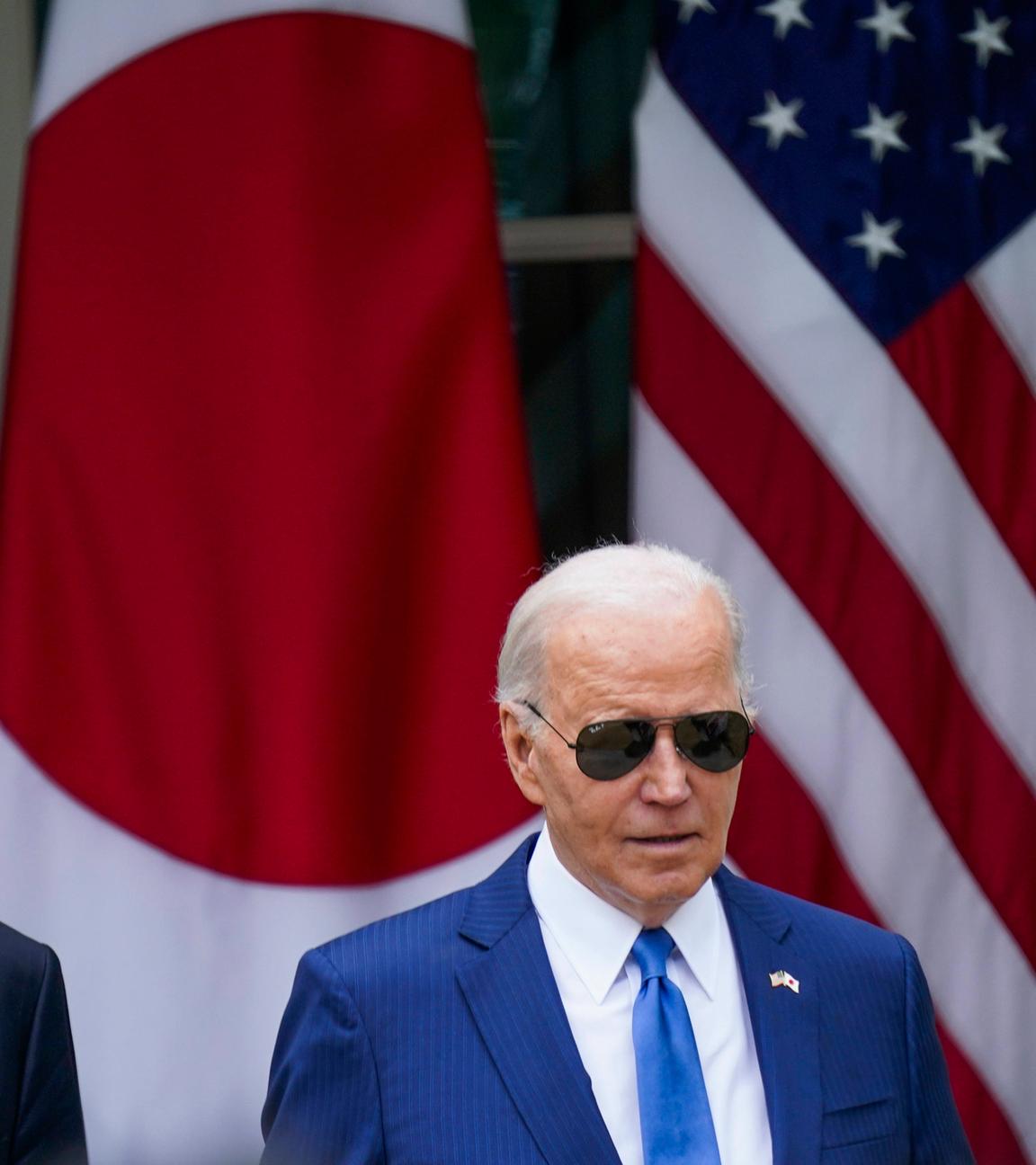 Joe Biden und Kishida Fumio am 10.04.2024 in Washington.