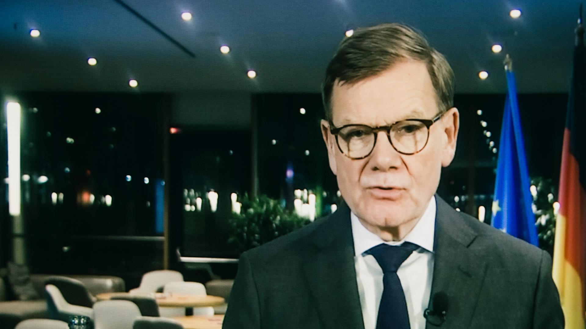 Zu Gast bei Maybrit Illner am 19. Februar 2026  Bundesaußenminister Johann Wadephul (CDU) zugeschaltet aus Stuttgart.