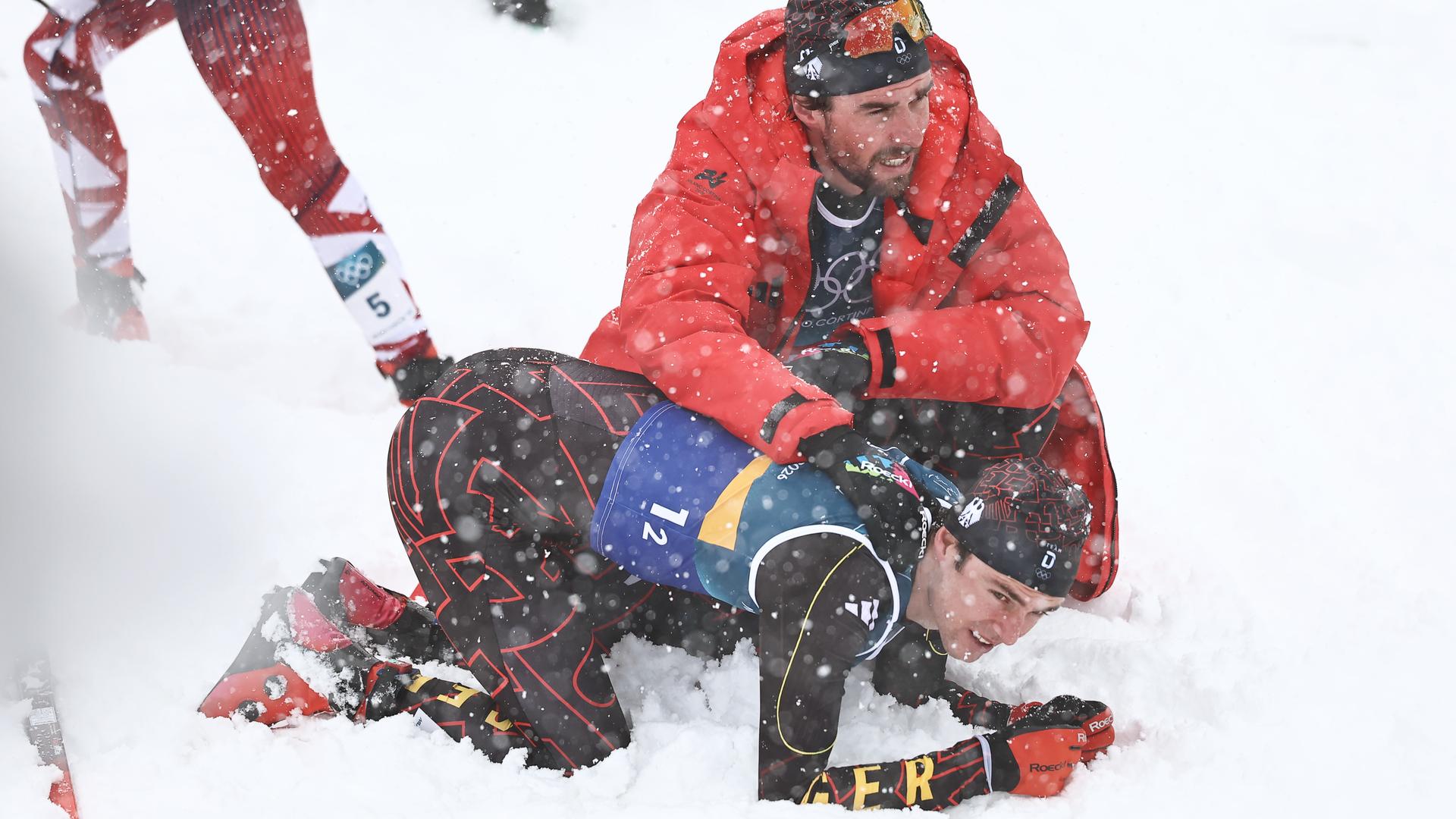 Johannes Rydzek und Vinzenz Geiger am 19.02.26