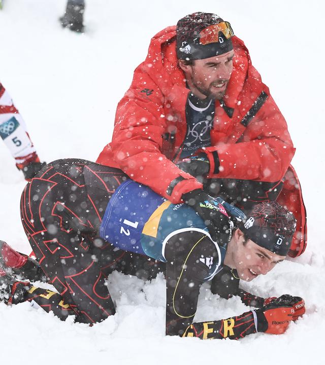 Johannes Rydzek und Vinzenz Geiger am 19.02.26