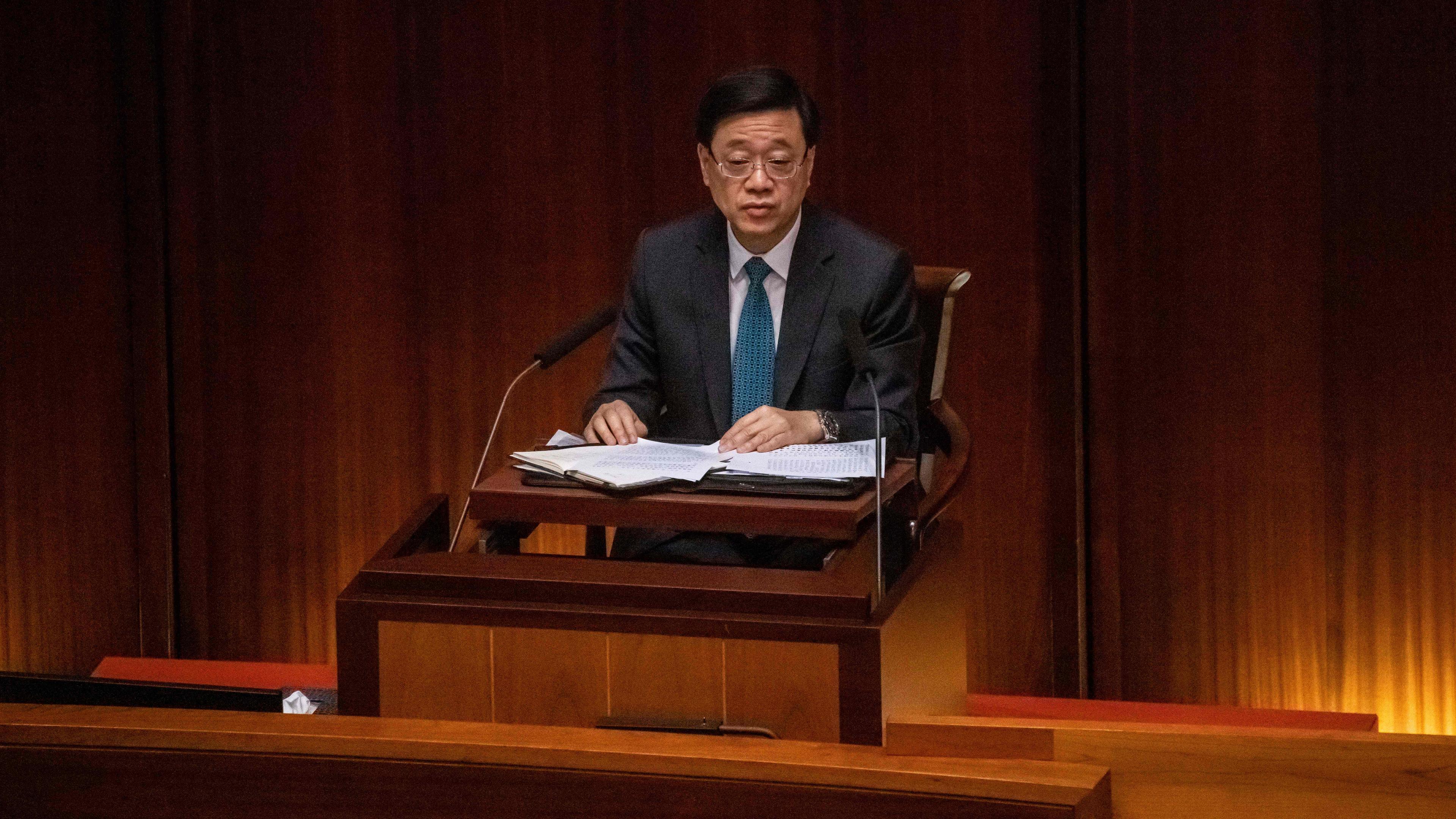 Hongkongs Regierungschef John Lee