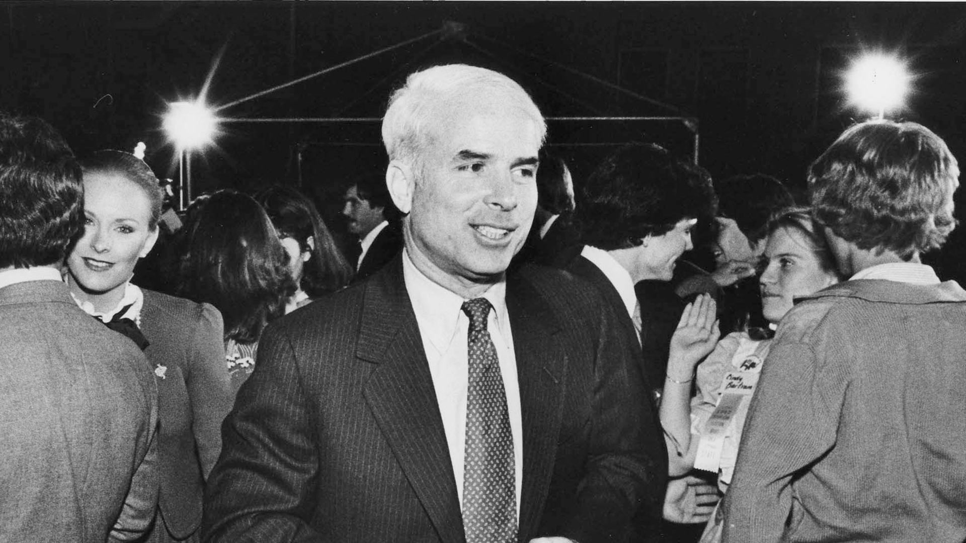 John McCain 1982 nach seiner Wahl in das Repräsentantenhaus