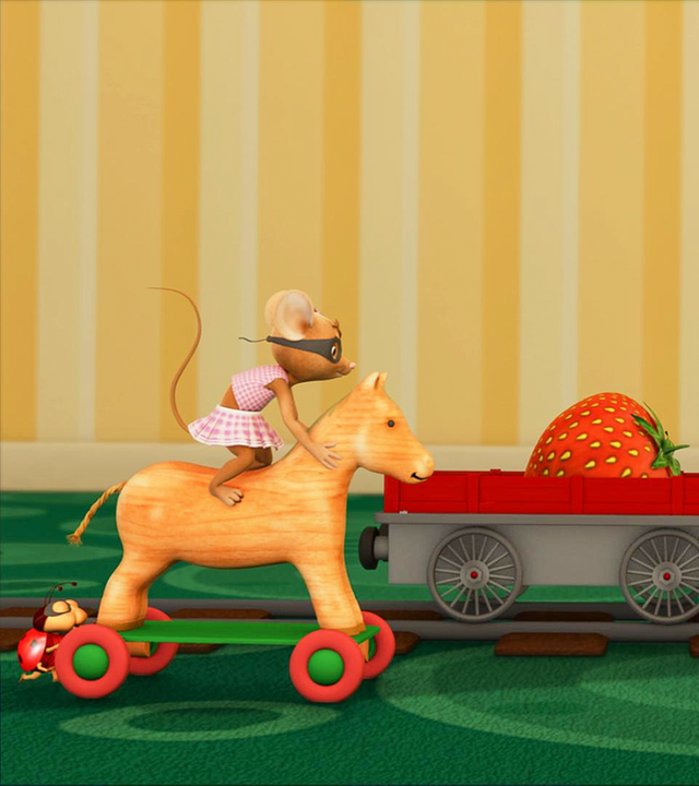 Jo ist umgeben von Banditen, die auf seine Lok wollen!