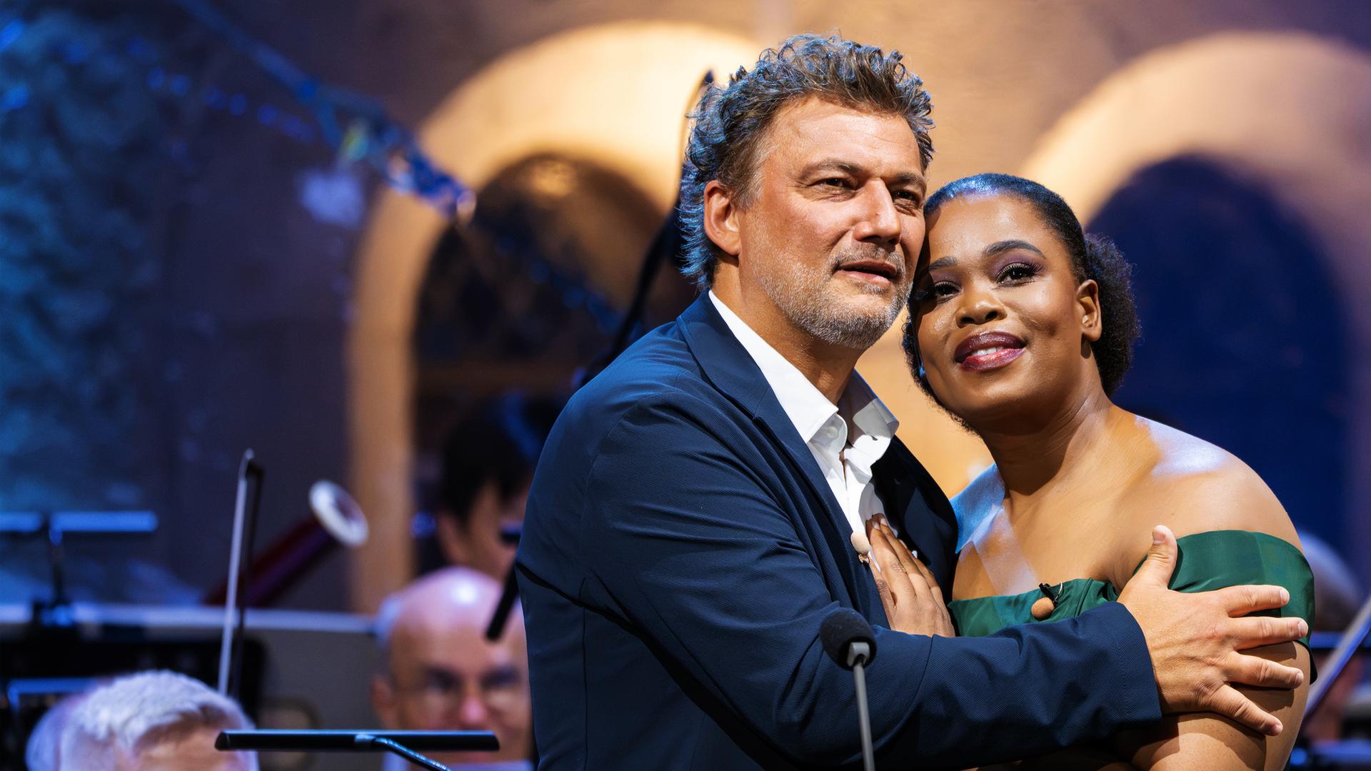 Jonas Kaufmann und Pretty Yende beim Neuschwanstein Konzert 2026