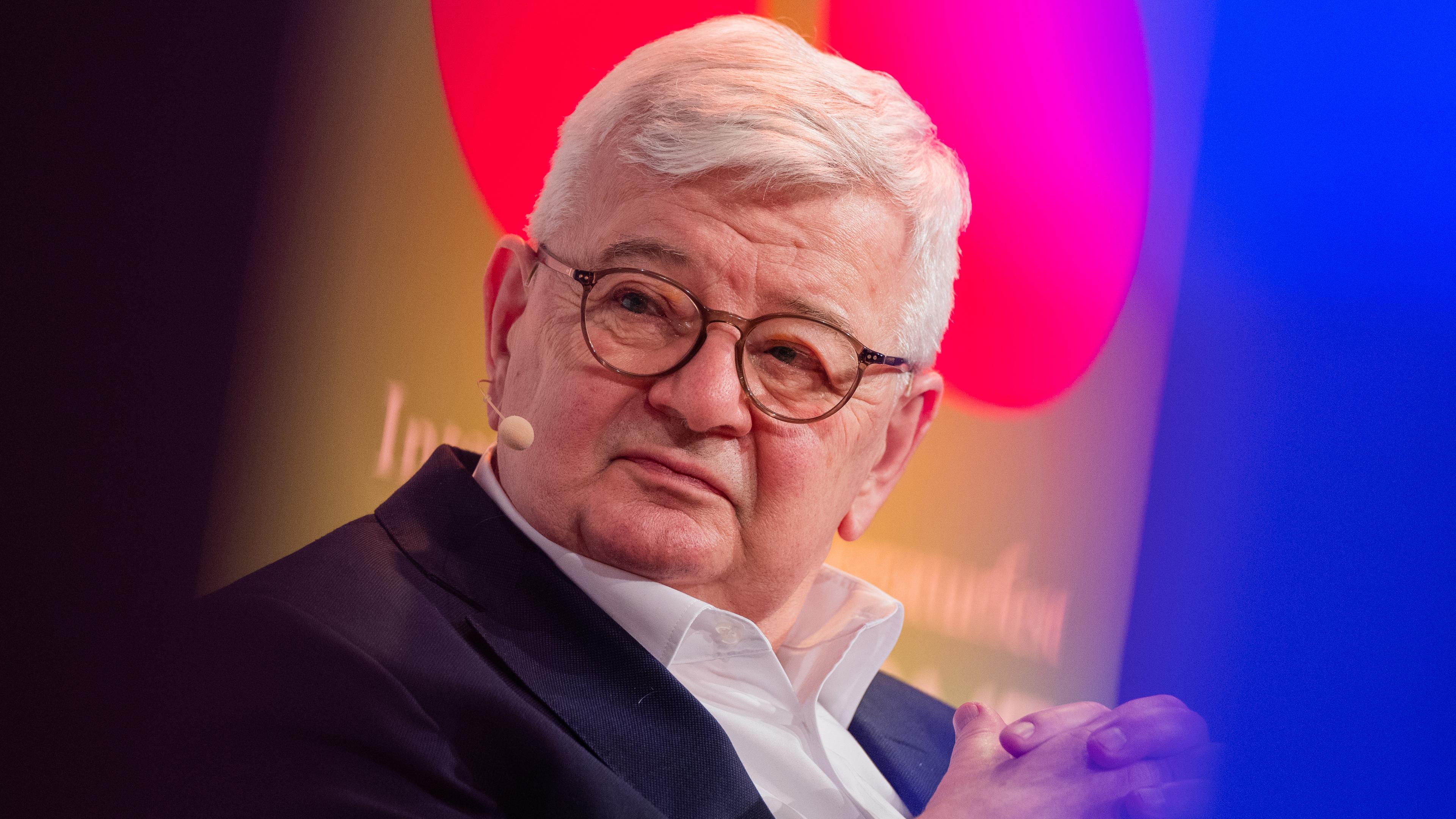 Joschka Fischer, aufgenommen am 16.03.2022 in Köln