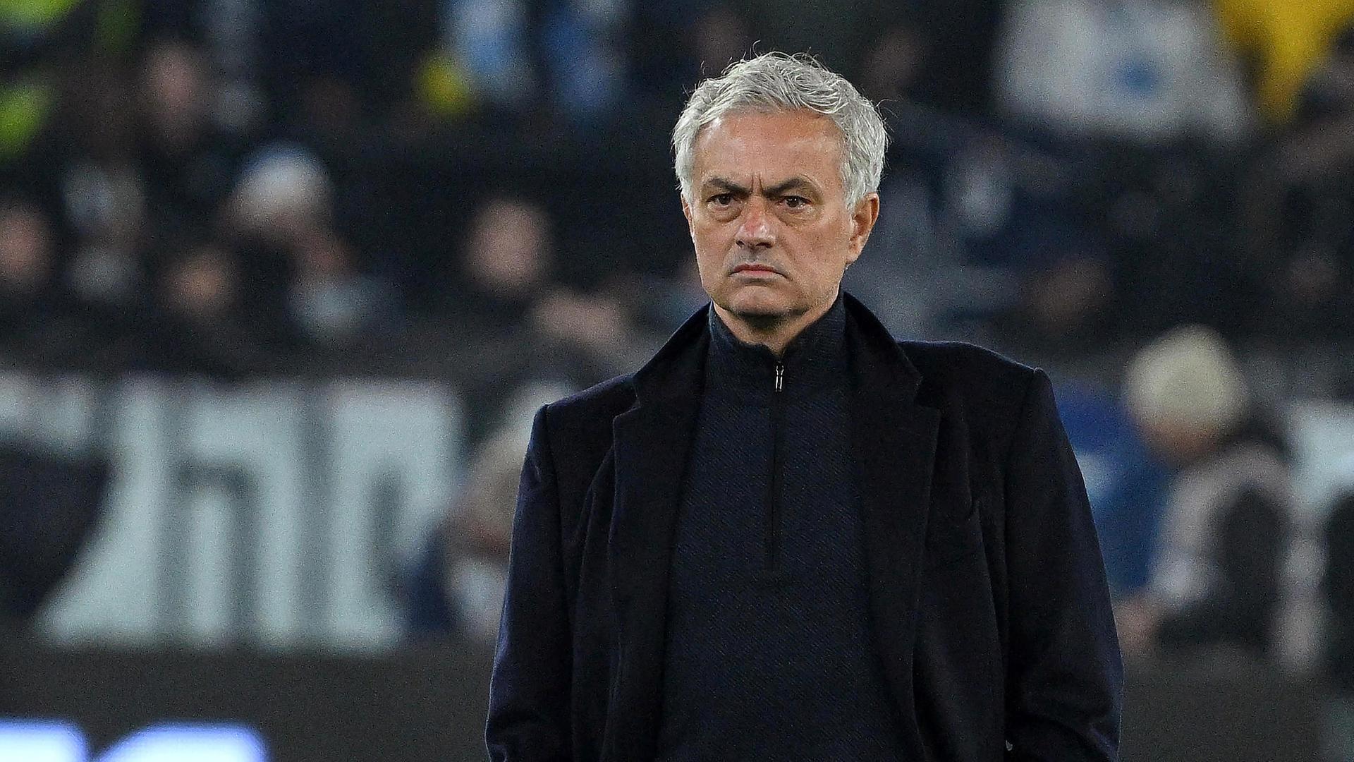 Jose Mourinho, aufgenommen am 10.01.2024 in Rom (Italien)