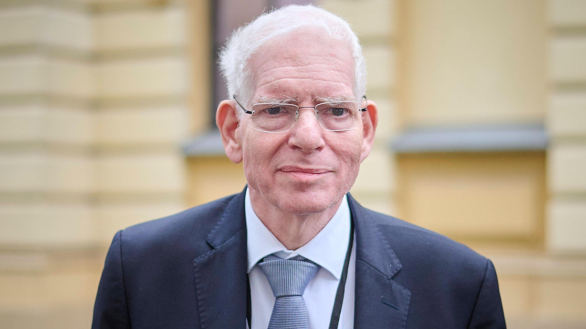 Der Präsident des Zentralrats der Juden, Josef Schuster, aufgenommen am 19.04.2023