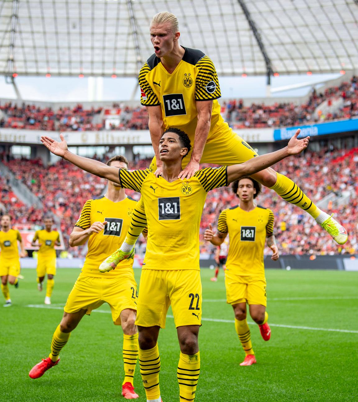 Bundesliga: Bayer 04 Leverkusen - Borussia Dortmund Bild: Jude Bellingham (Borussia Dortmund) 