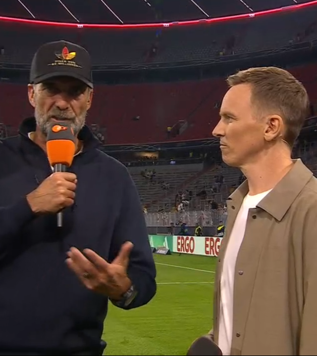 Der deutsche Bundestrainer Jürgen Klopp im Interview nach der Nations League Partie gegen Serbien