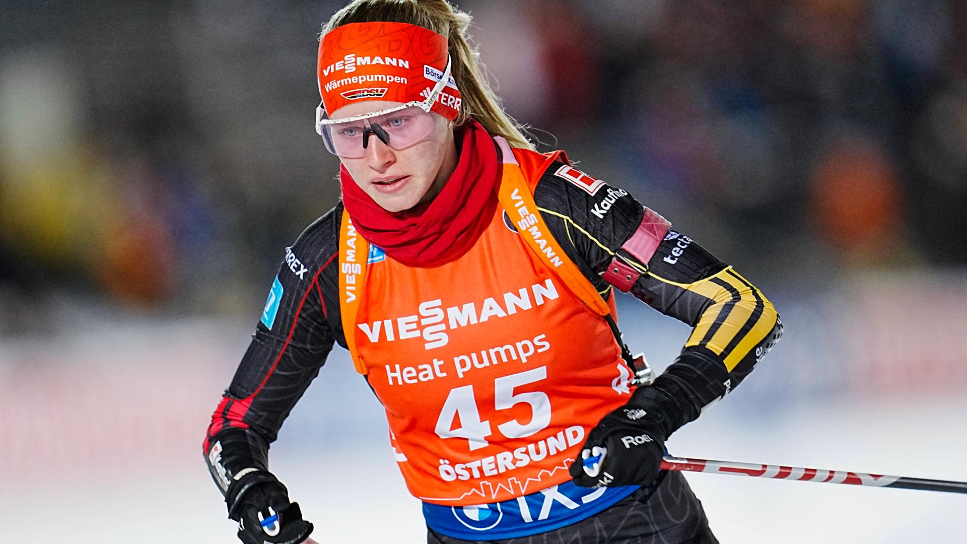 Julia Tannheimer (Deutschland) ist in Aktion.