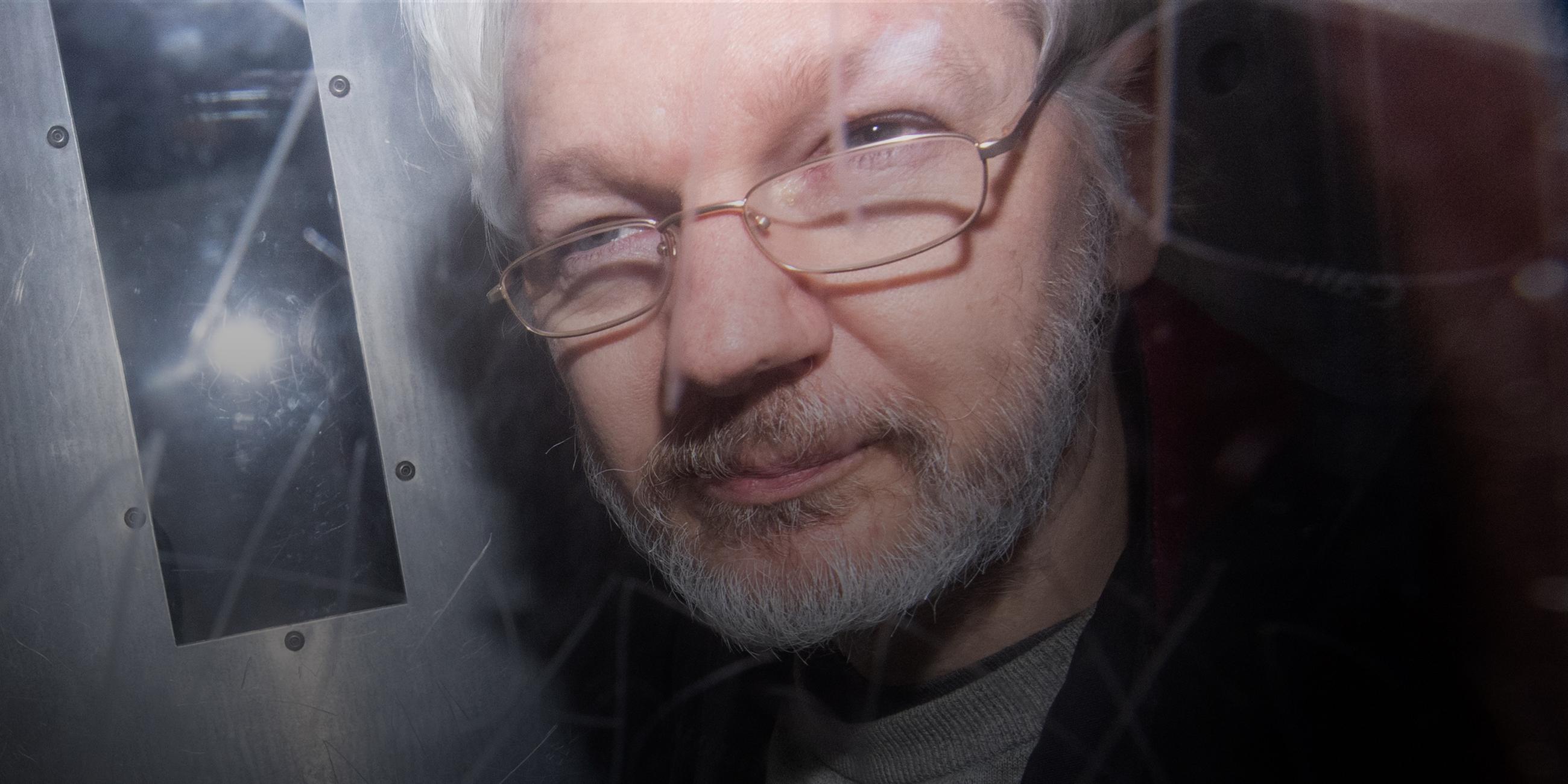 Archiv: Julian Assange am 13.01.2020 in London