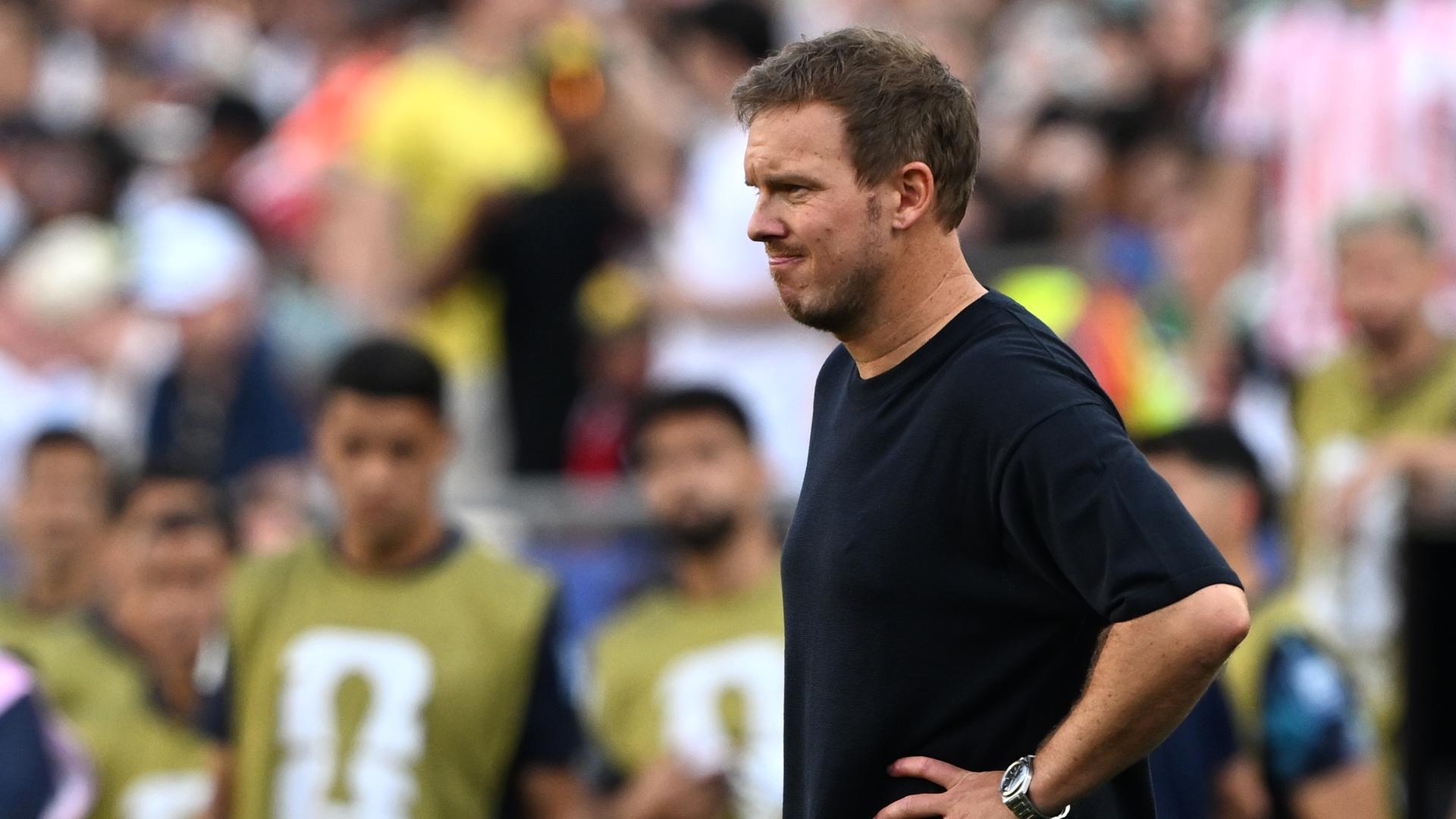 Fußball-Bundestrainer Julian Nagelsmann muss das WM-Aus im Sechzehntelfinale verdauen