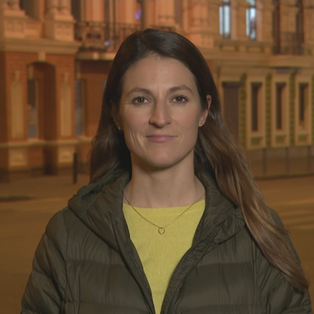 ZDF-Korrespondentin Alica Jung live zugeschaltet aus der Ukraine
