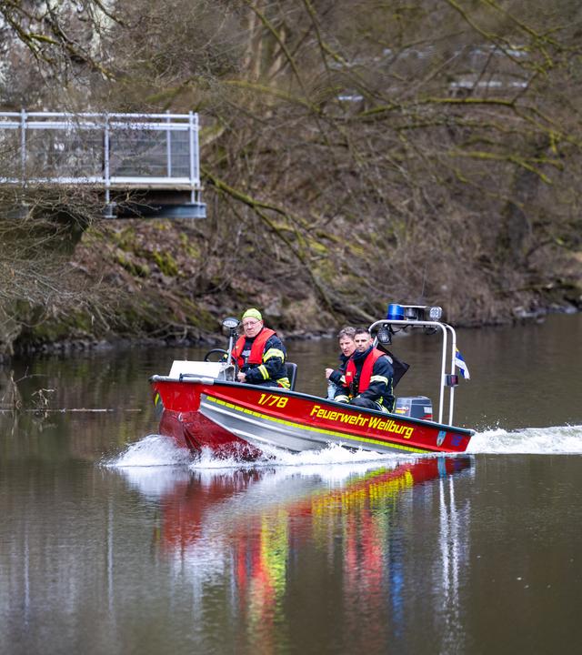Großeinsatz Einsatzkräfte in Weilburg