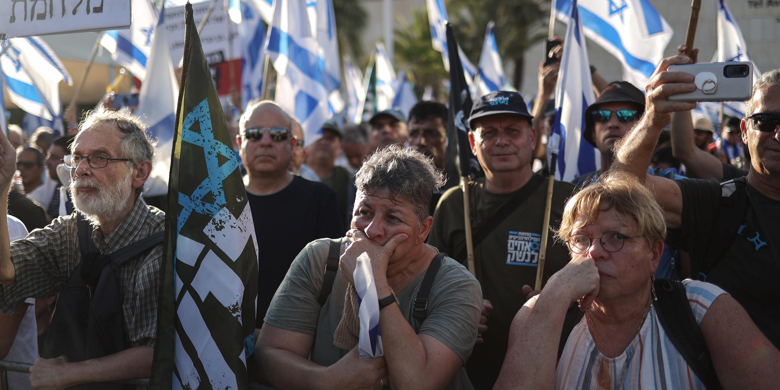 Proteste in Tel Aviv am 19.07.2023.