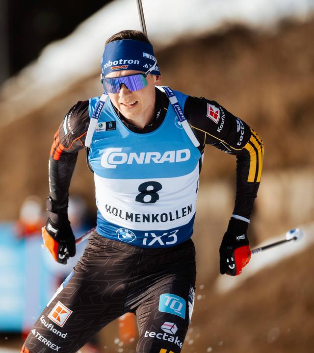 Justus Strelow (Deutschland) in Aktion. 