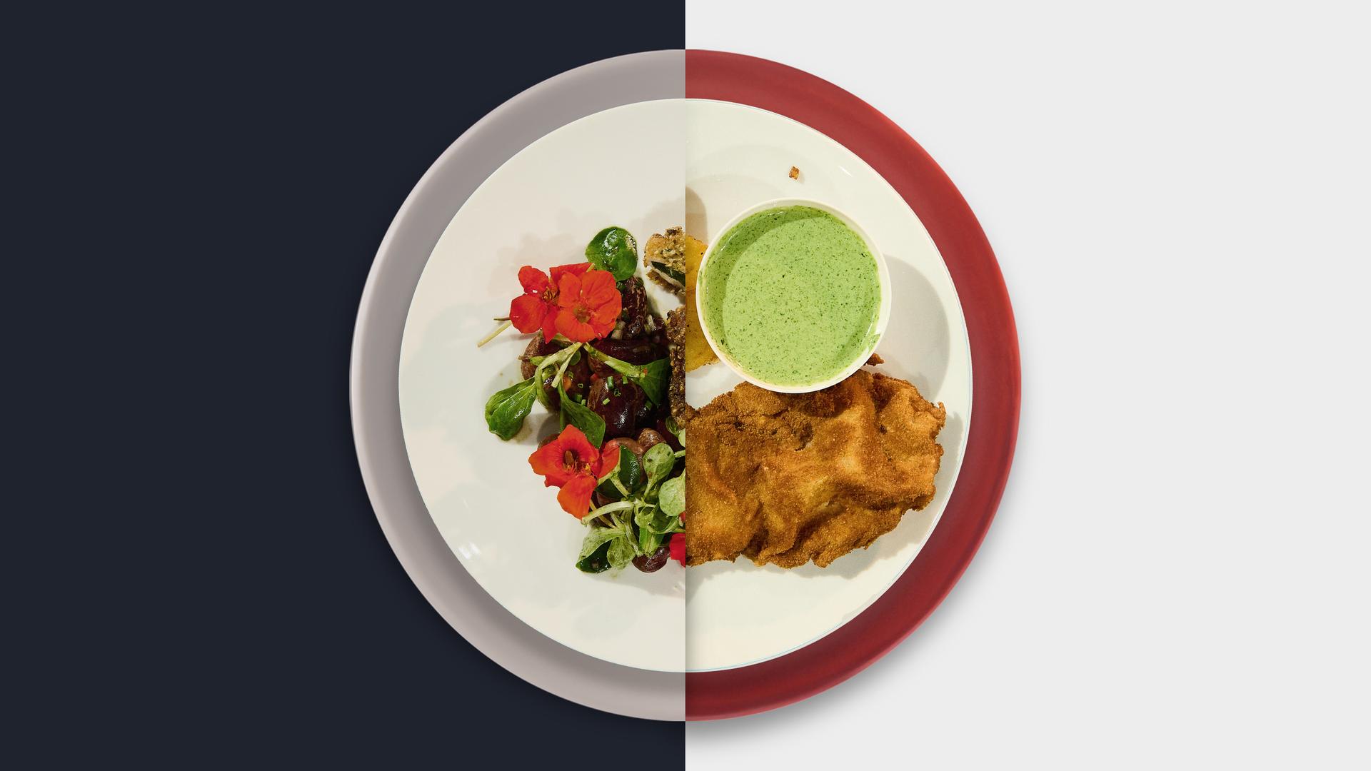 Käferbohnensalat vs. Grie Soß