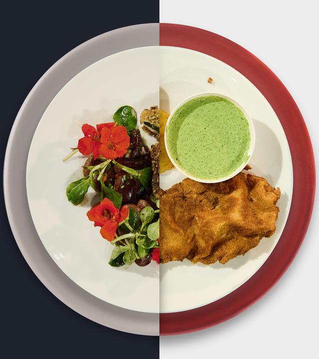 Käferbohnensalat vs. Grie Soß