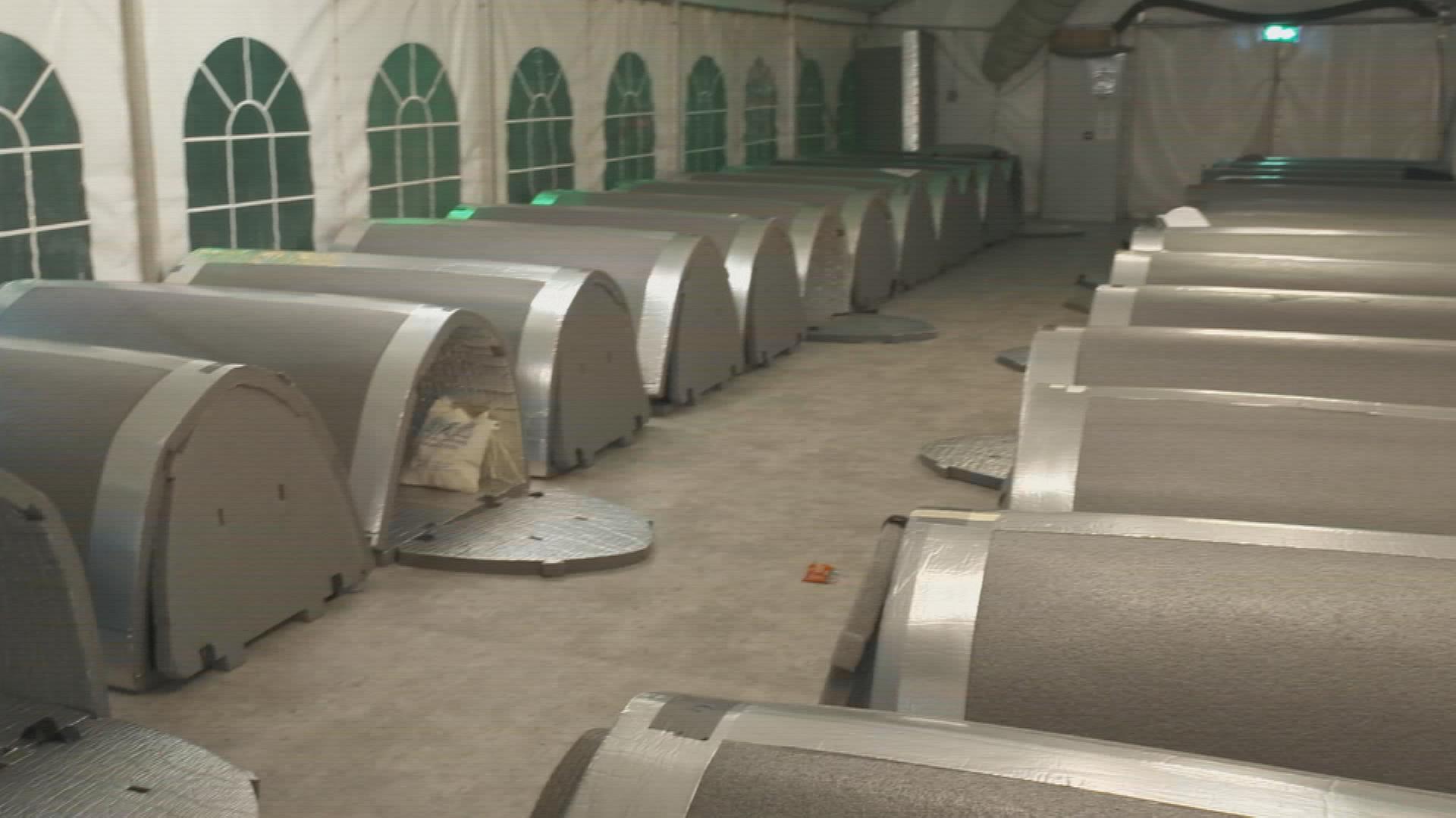 Kältedorf in Saarbrücken