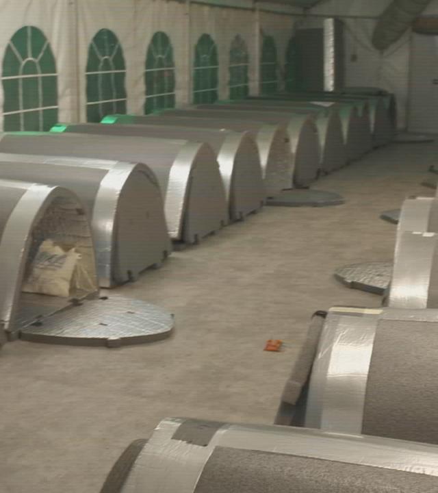 Kältedorf in Saarbrücken