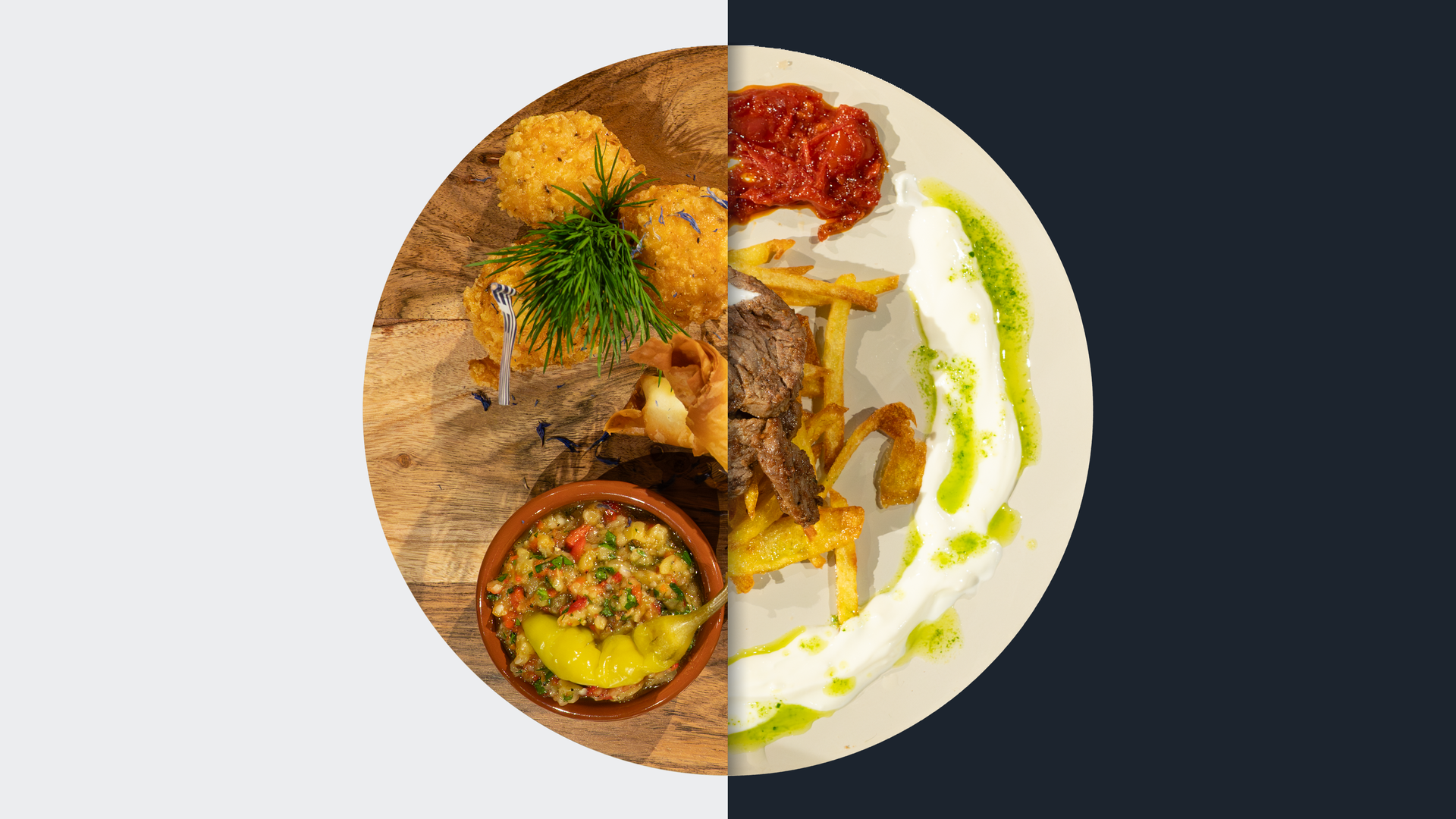 Käsebällchen vs. Rinderfiletstreifen