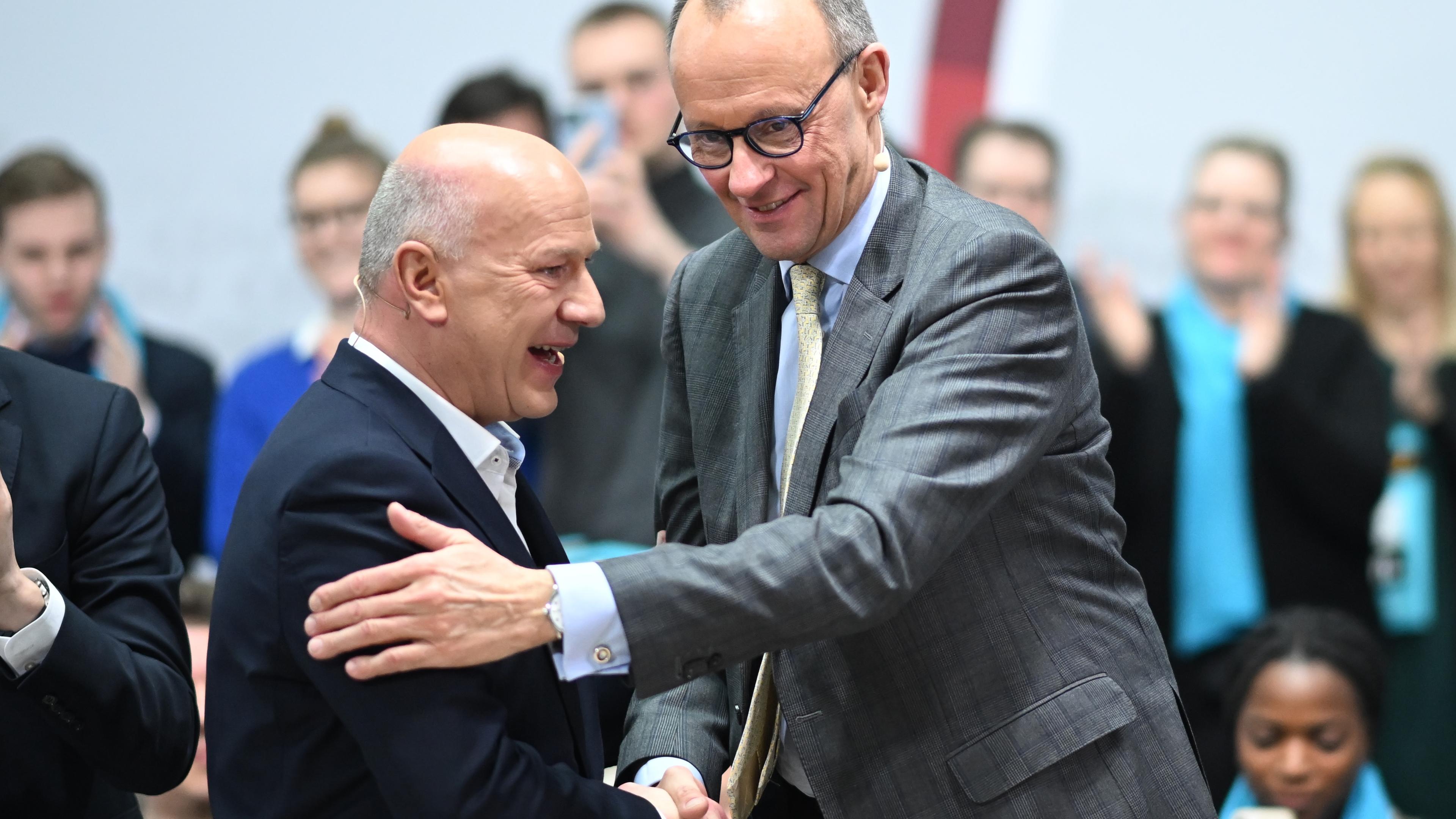 Kai Wegner und Friedrich Merz